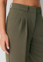 The Effortless Pant™ Curve-Fit - Crepette™ - DARK OLIVE