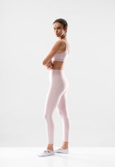 LIFE Tiebreak Hi-Rise 26 Legging - DUSTY PINK/WHITE