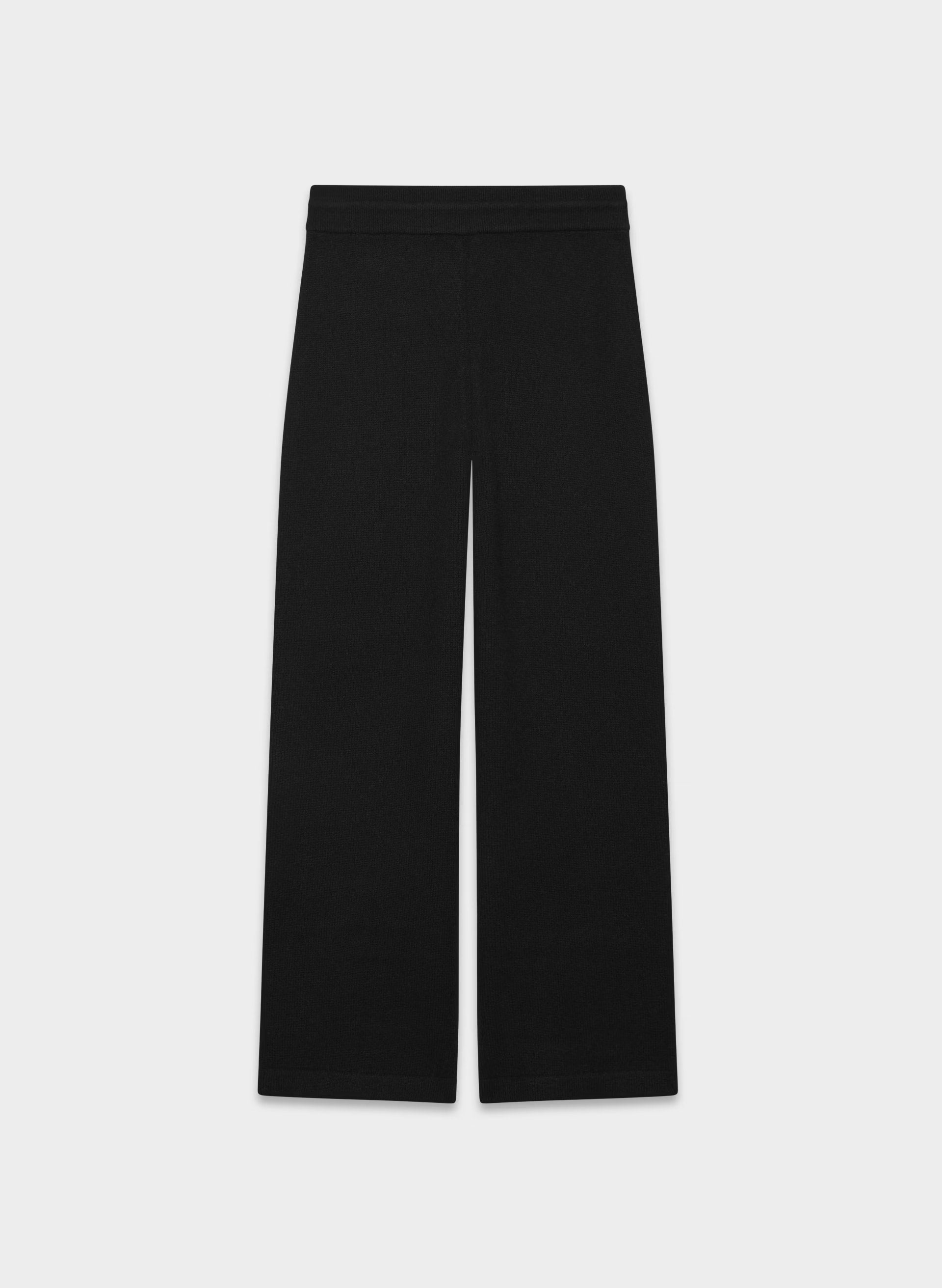 Essential Cashmere Appraisal Pant - BLACK