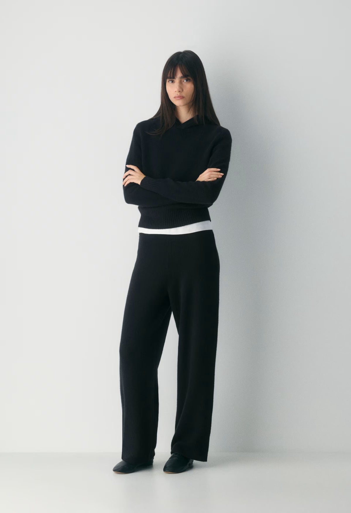 Essential Cashmere Appraisal Pant - BLACK