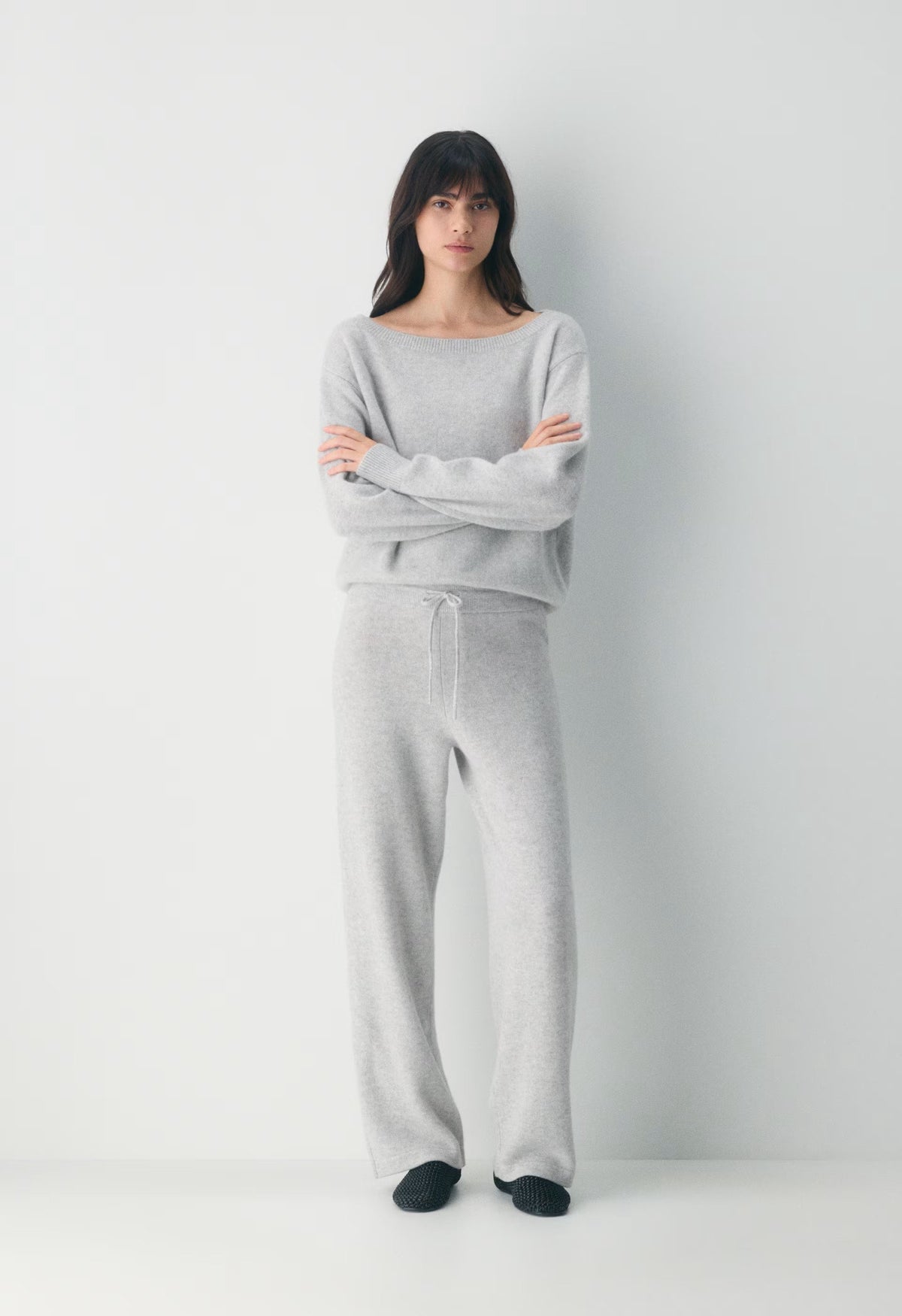 Essential Cashmere Appraisal Pant - HEATHER CHROME
