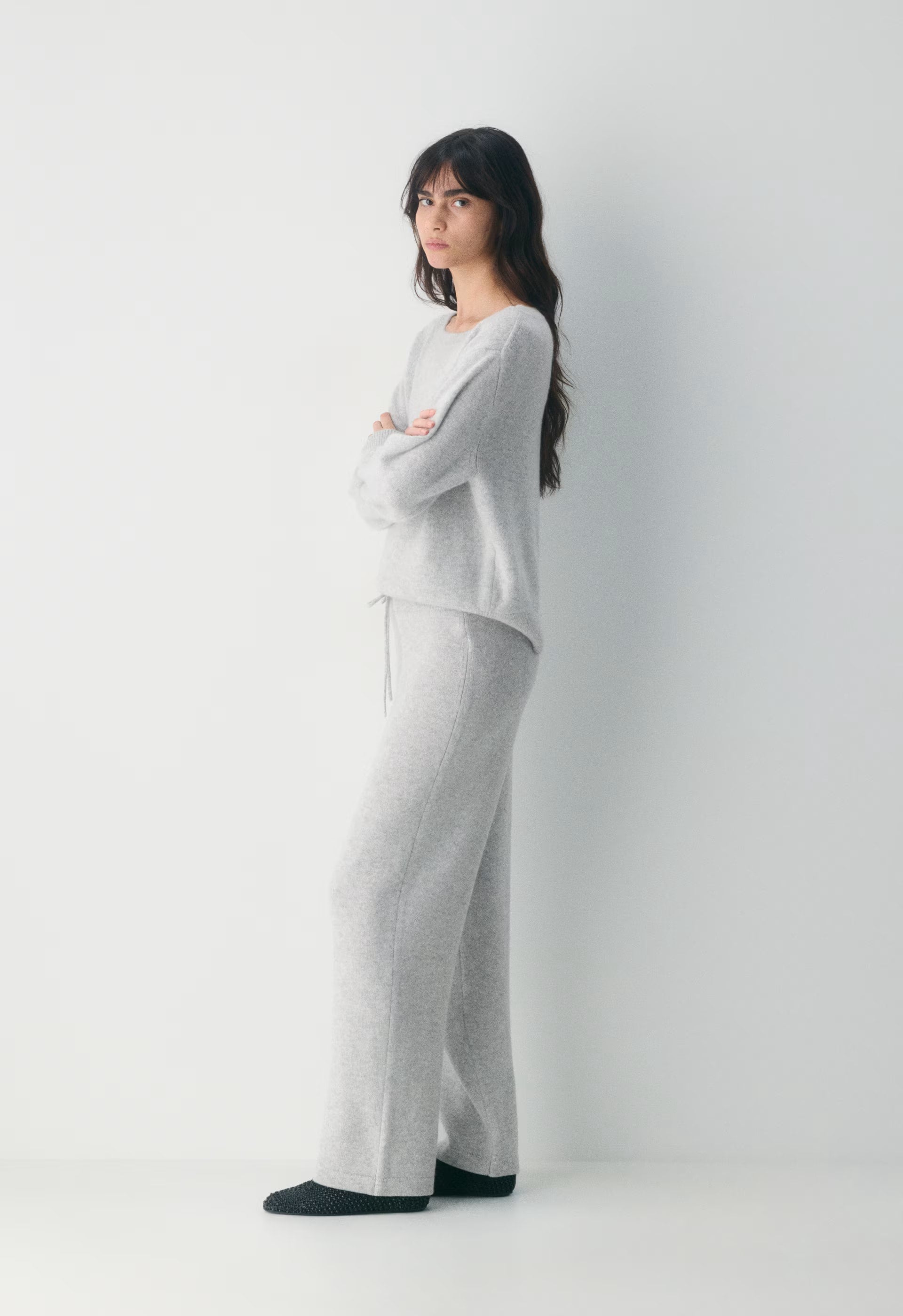 Essential Cashmere Appraisal Pant - HEATHER CHROME