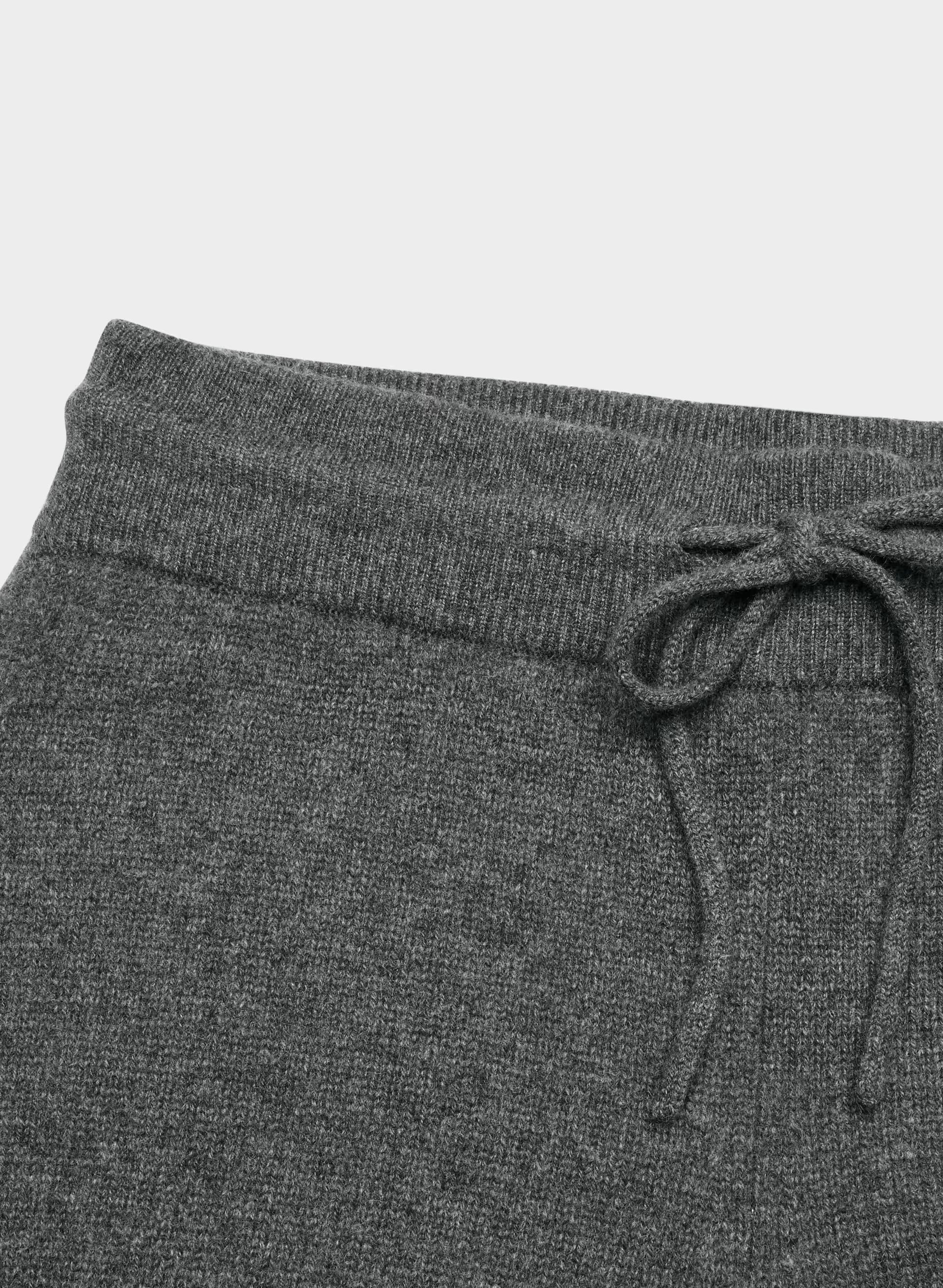 Essential Cashmere Appraisal Pant - HEATHER CHARCOAL