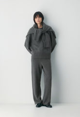 Essential Cashmere Appraisal Pant - HEATHER CHARCOAL
