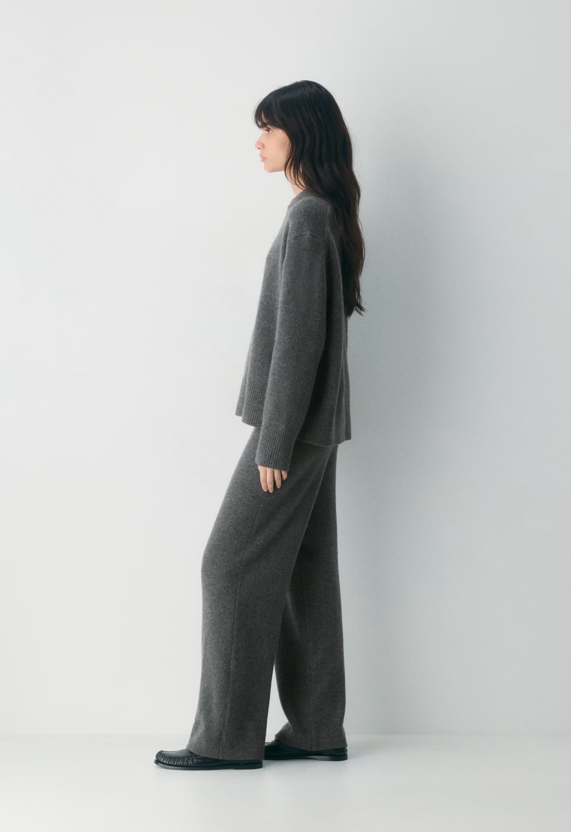 Essential Cashmere Appraisal Pant - HEATHER CHARCOAL
