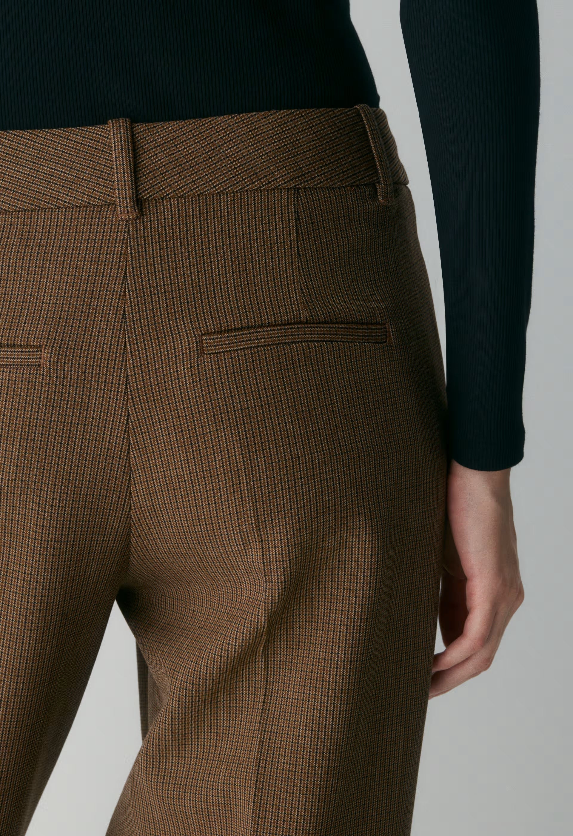 The Effortless Pant™ Lo-Rise - Eversential™ - KYLE CHECK SVL/MSC BRN