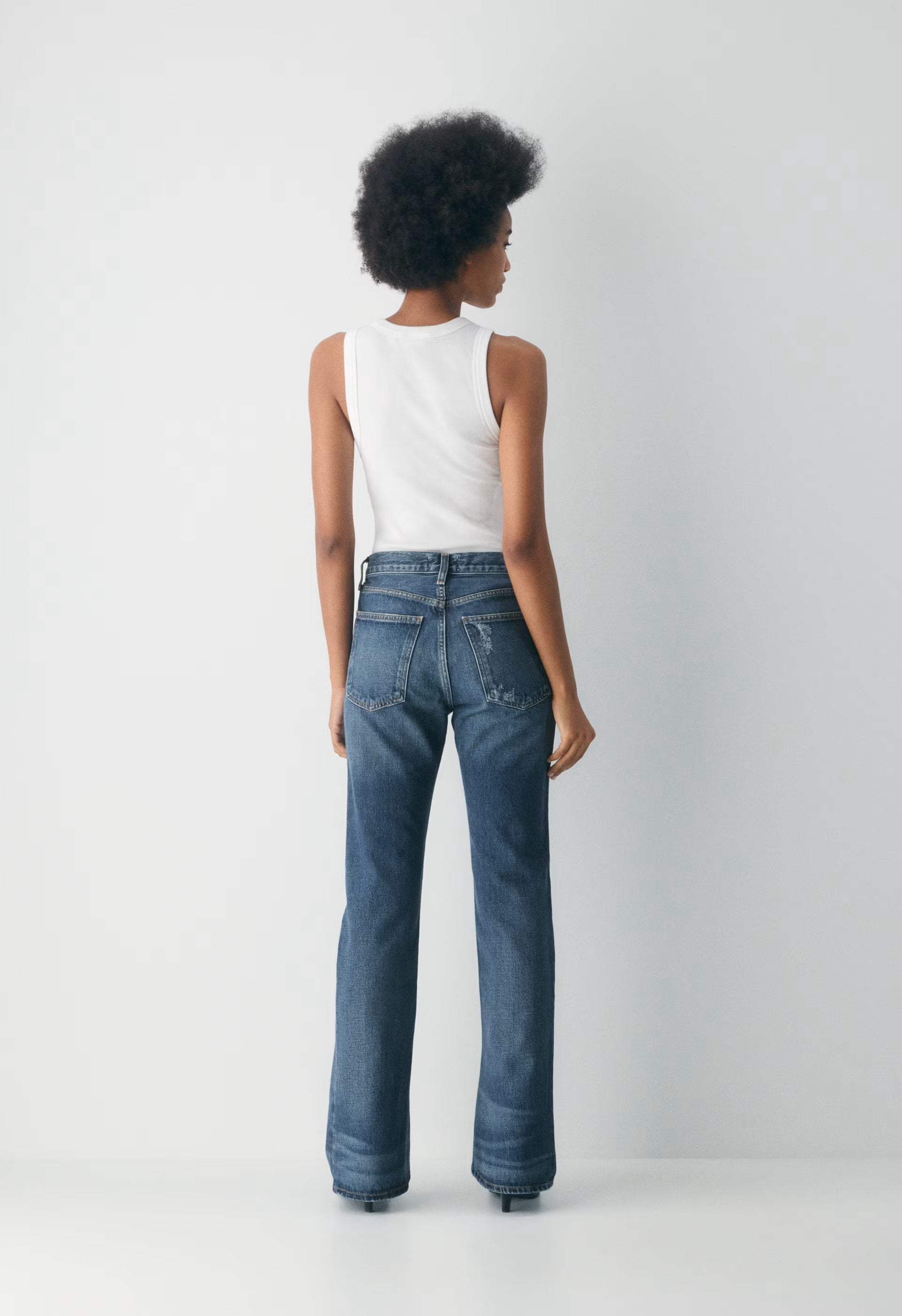 AGOLDE Mid Rise Kick Boot Jean - STENCIL