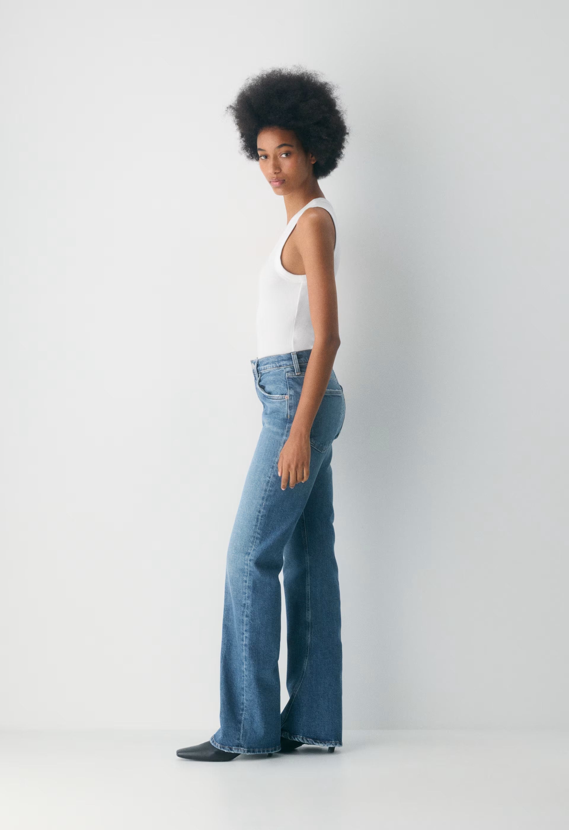 AGOLDE Mid Rise Kick Boot Jean - CURVE