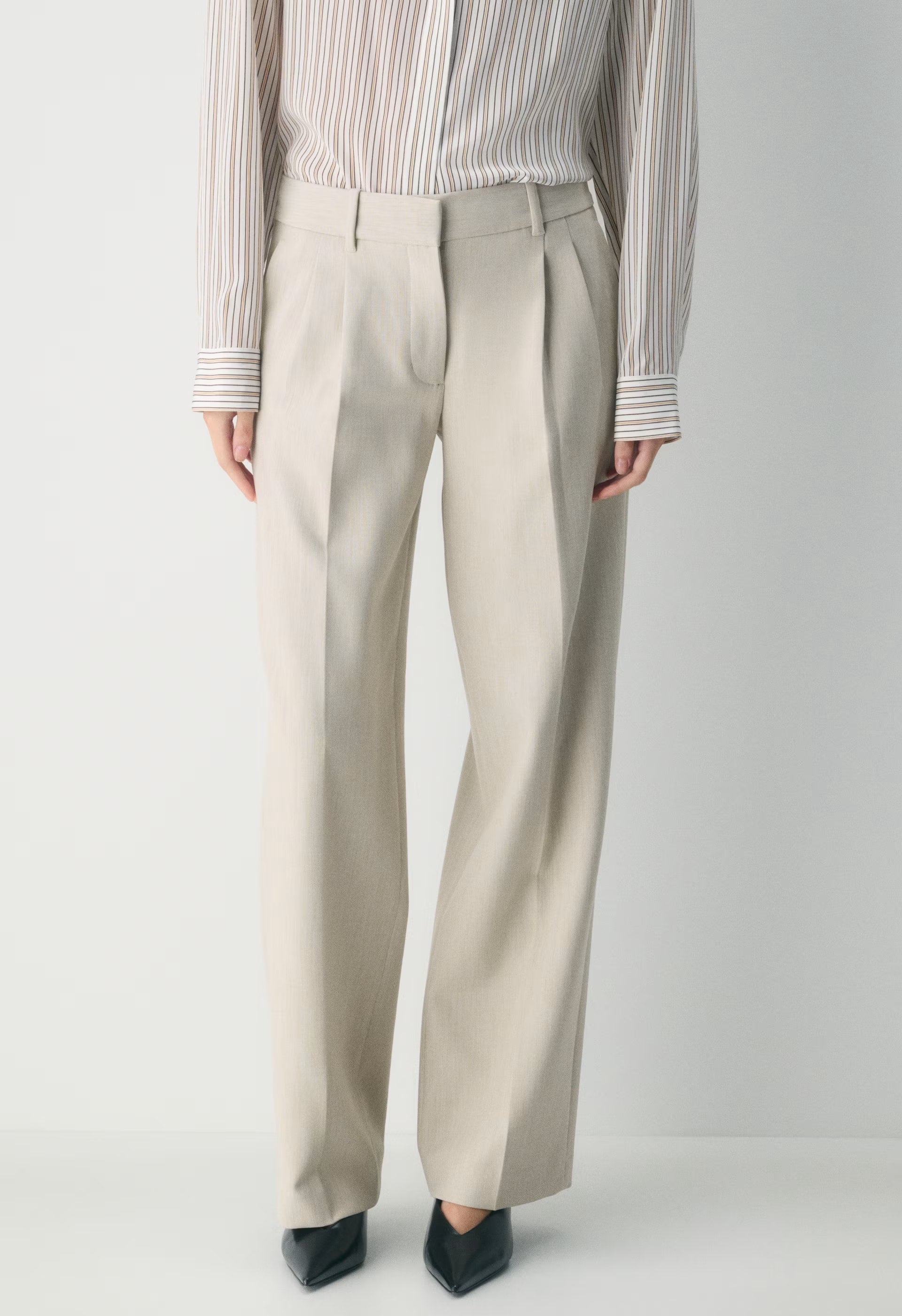 The Effortless Pant™ Lo-Rise - Eversential™ - HEATHER MATTE PEARL