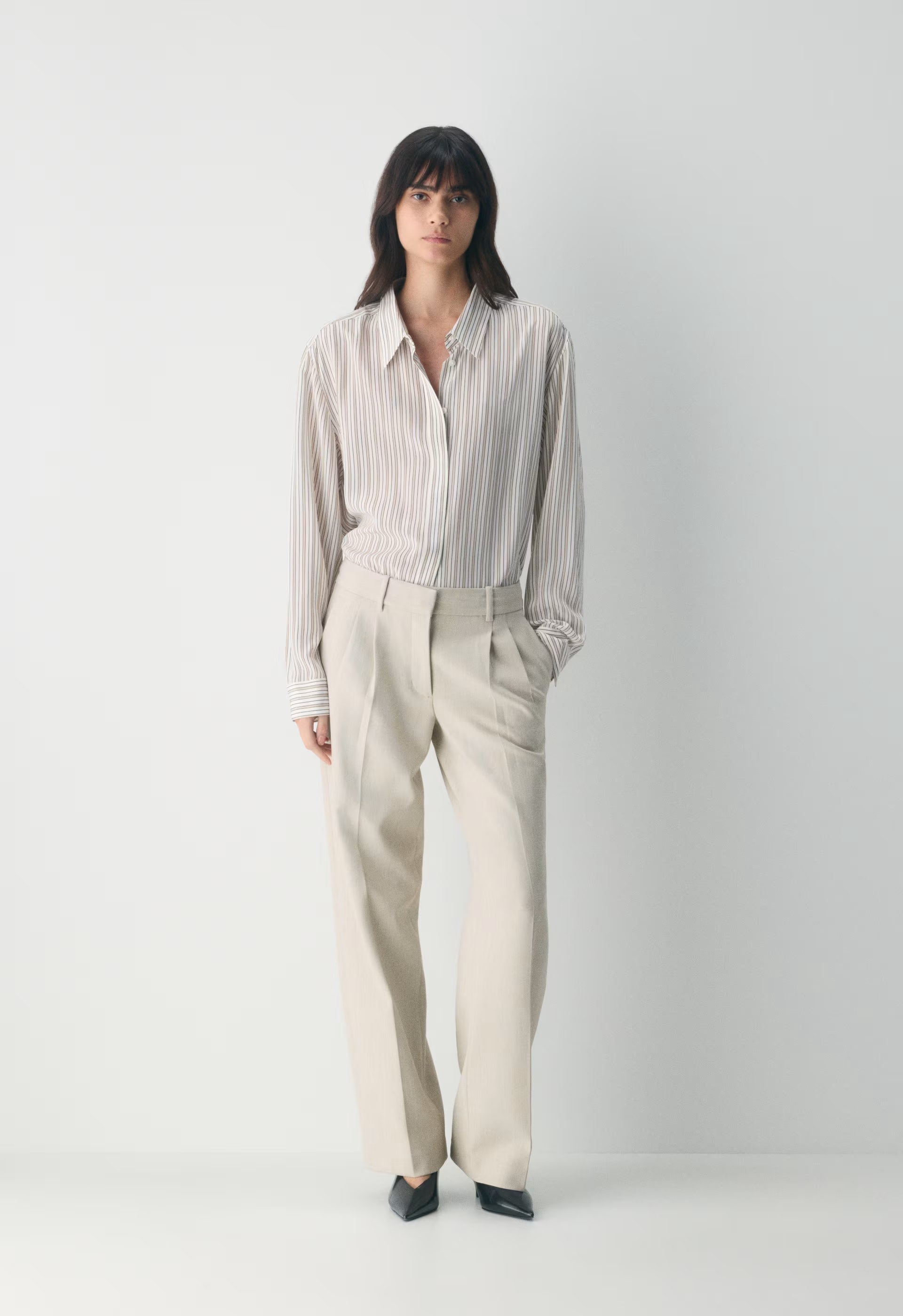 The Effortless Pant™ Lo-Rise - Eversential™ - HEATHER MATTE PEARL