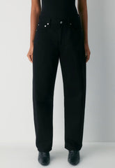 Citizens of Humanity Miro Long Relaxed Jean - SOLID BLACK