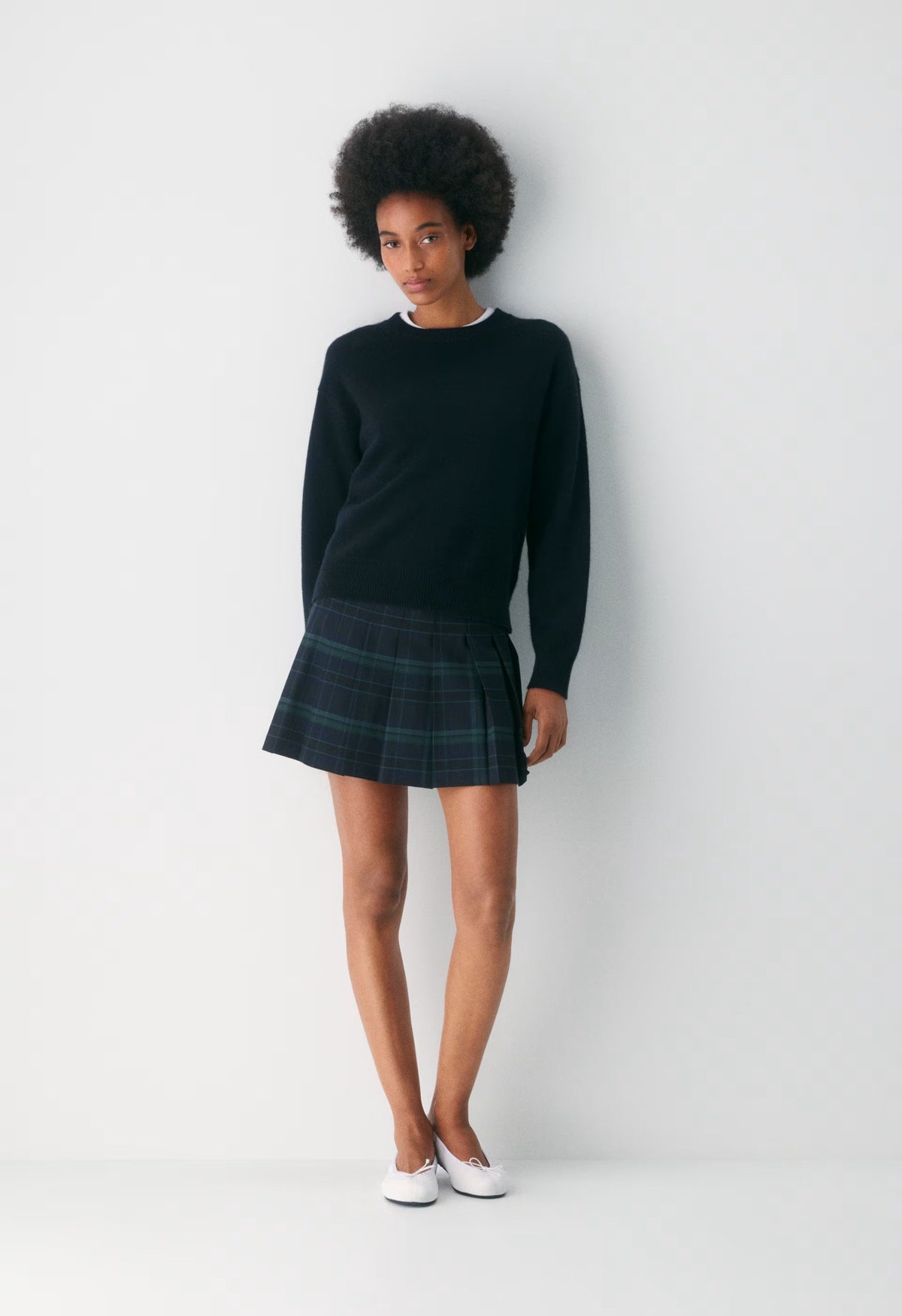 Olive Micro Skirt - DELILAH CHK ADML/BLK
