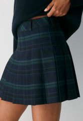 Olive Micro Skirt - DELILAH CHK ADML/BLK