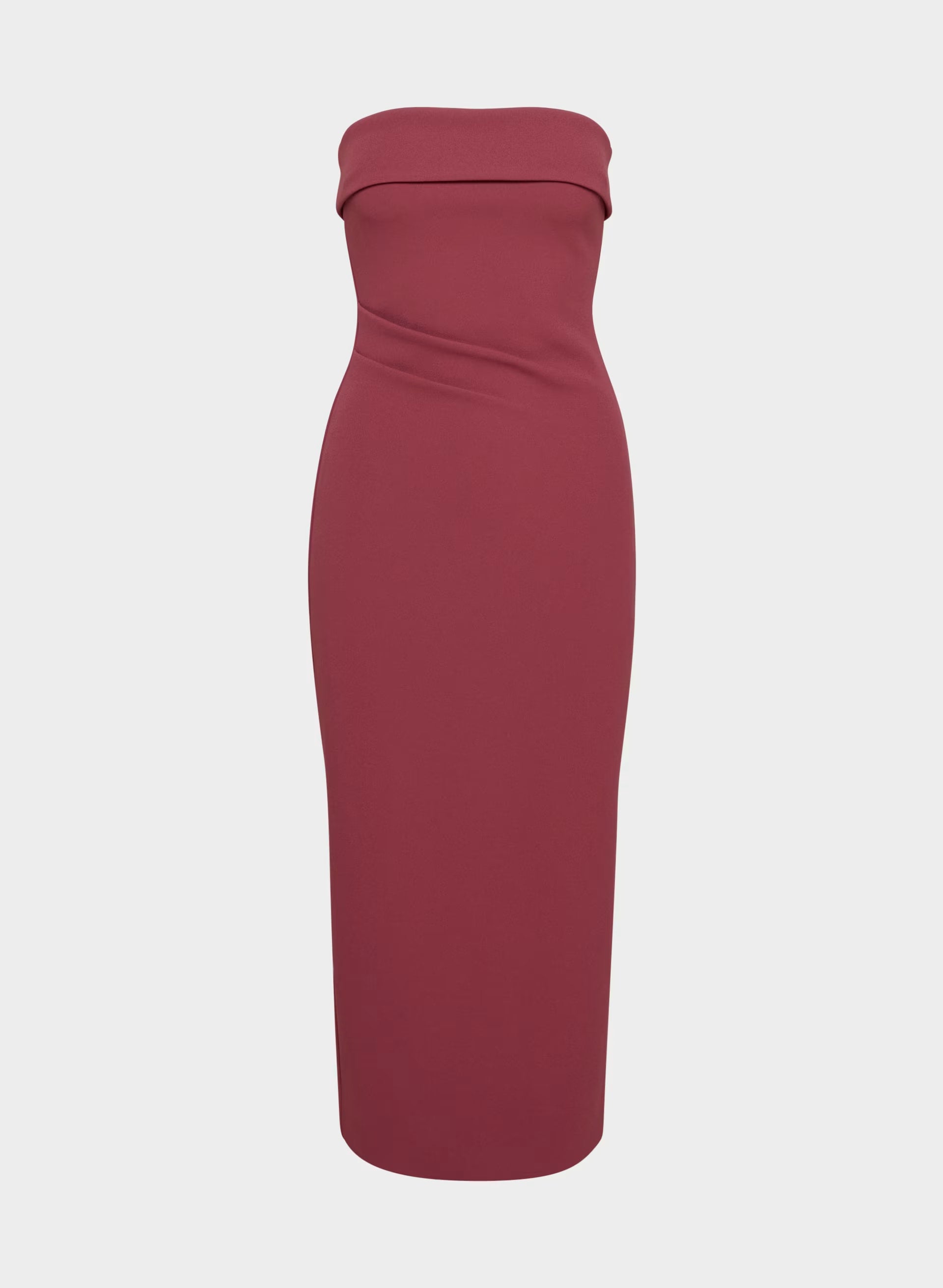 FigureKnit™ Eyecatcher Dress - CORDOVAN