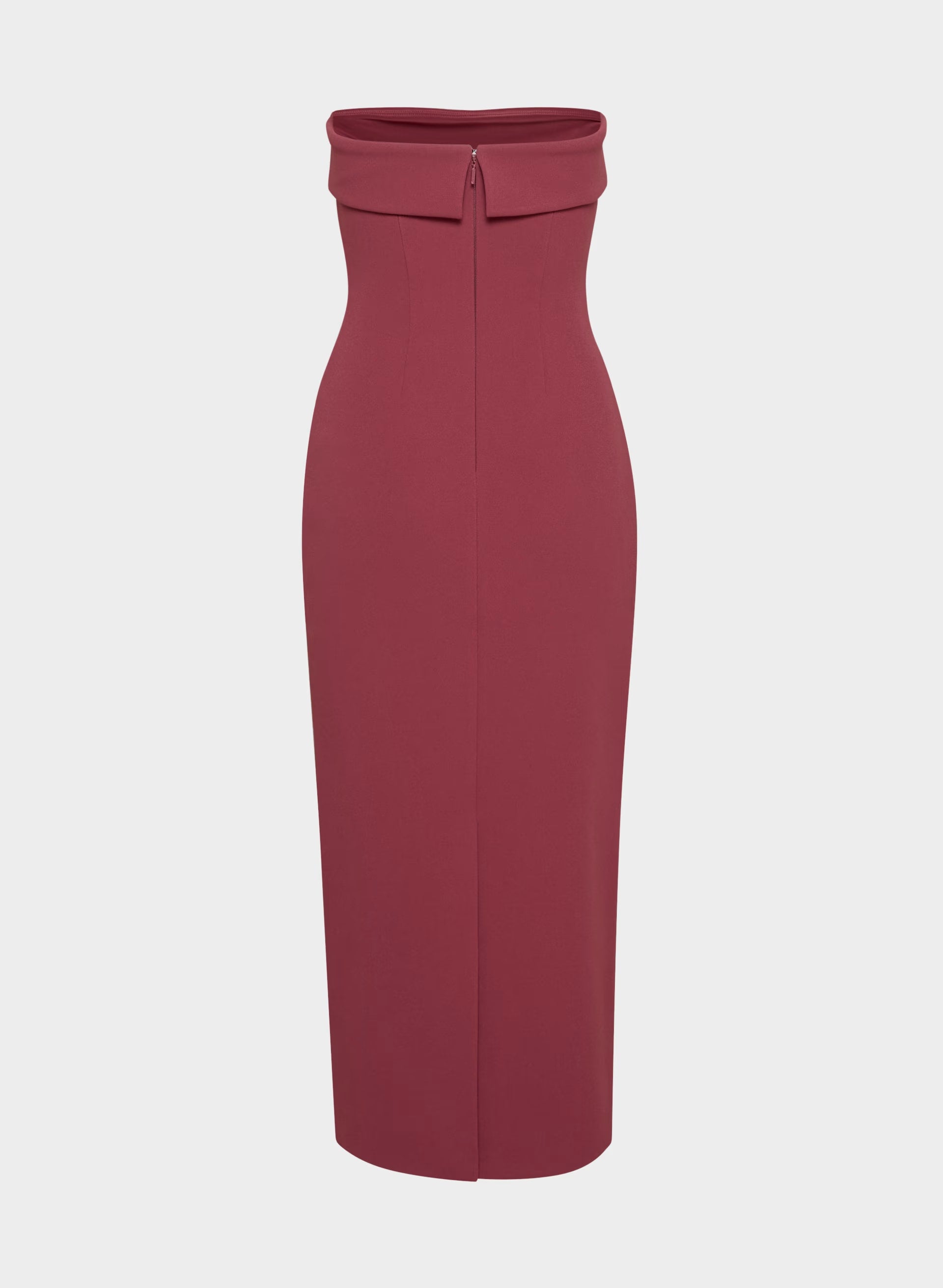 FigureKnit™ Eyecatcher Dress - CORDOVAN
