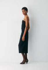 FigureKnit™ Eyecatcher Dress - BLACK