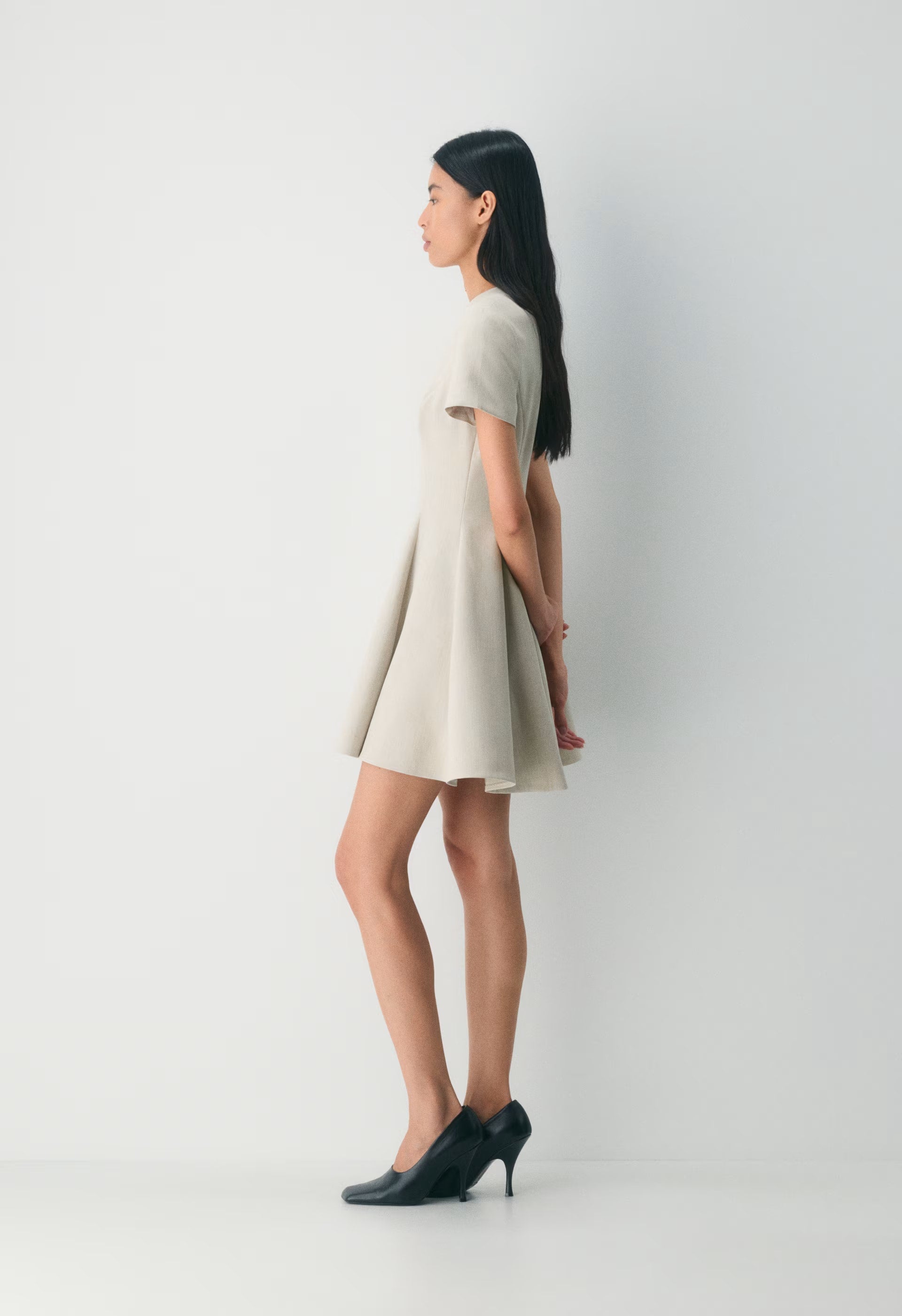Bowery Dress - Eversential™ - HEATHER MATTE PEARL