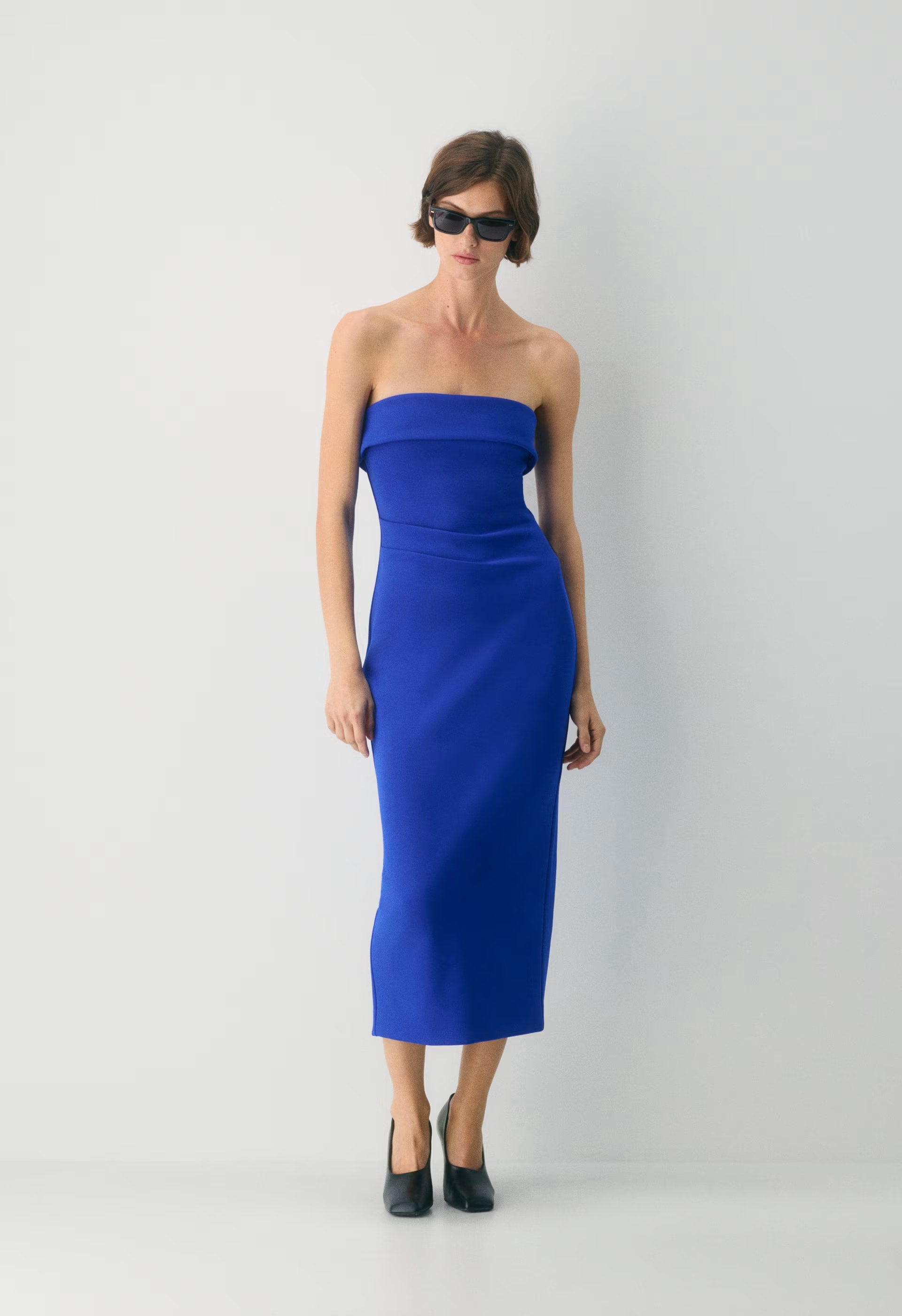 FigureKnit™ Eyecatcher Dress - JAZZ BLUE
