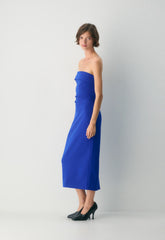 FigureKnit™ Eyecatcher Dress - ABLAZE BLUE