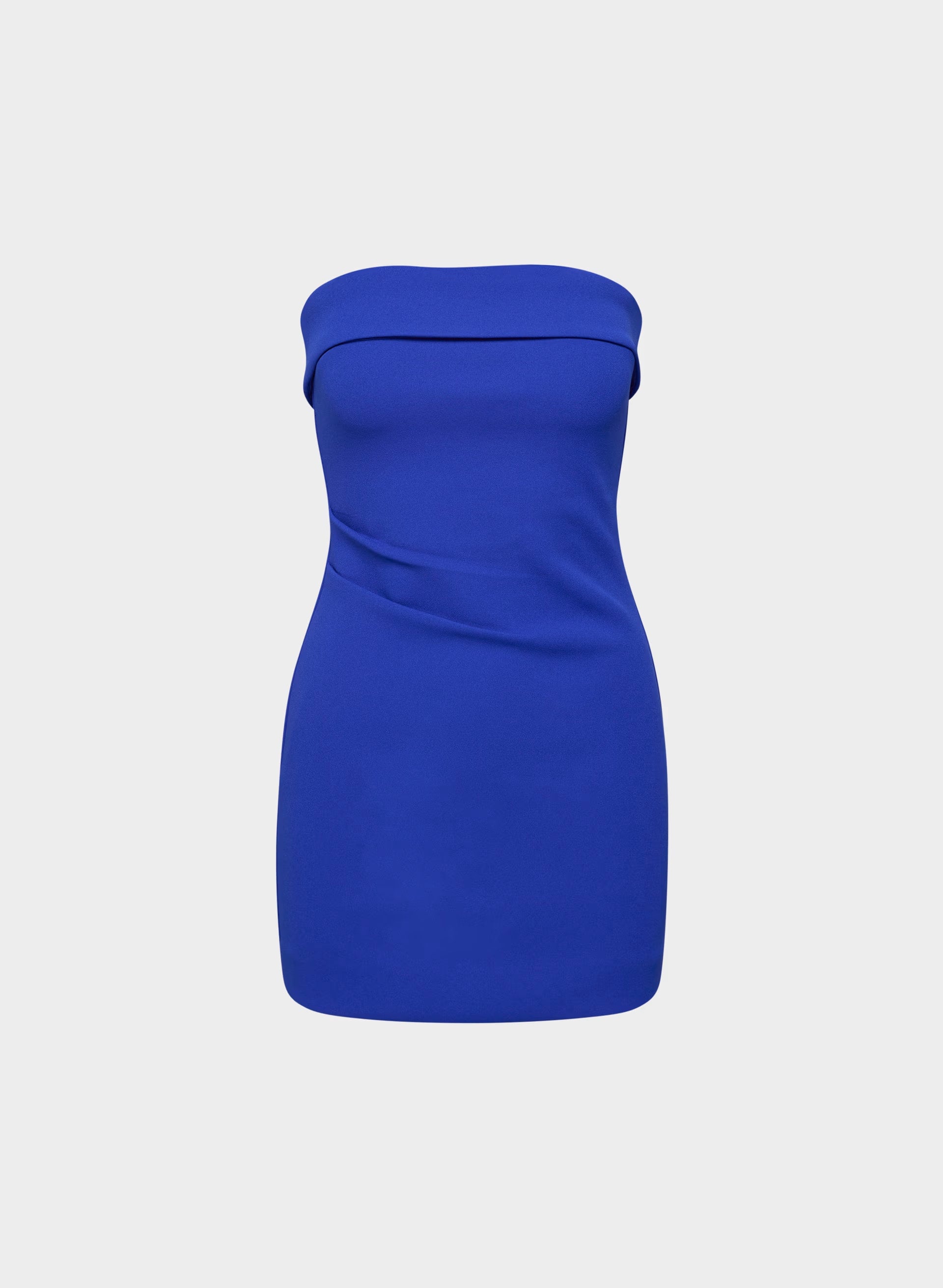 FigureKnit™ Eyecatcher Mini Dress - ABLAZE BLUE