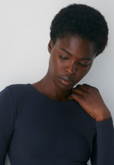 Original Contour Prosperity Crew Bodysuit - DARK NIGHT NAVY