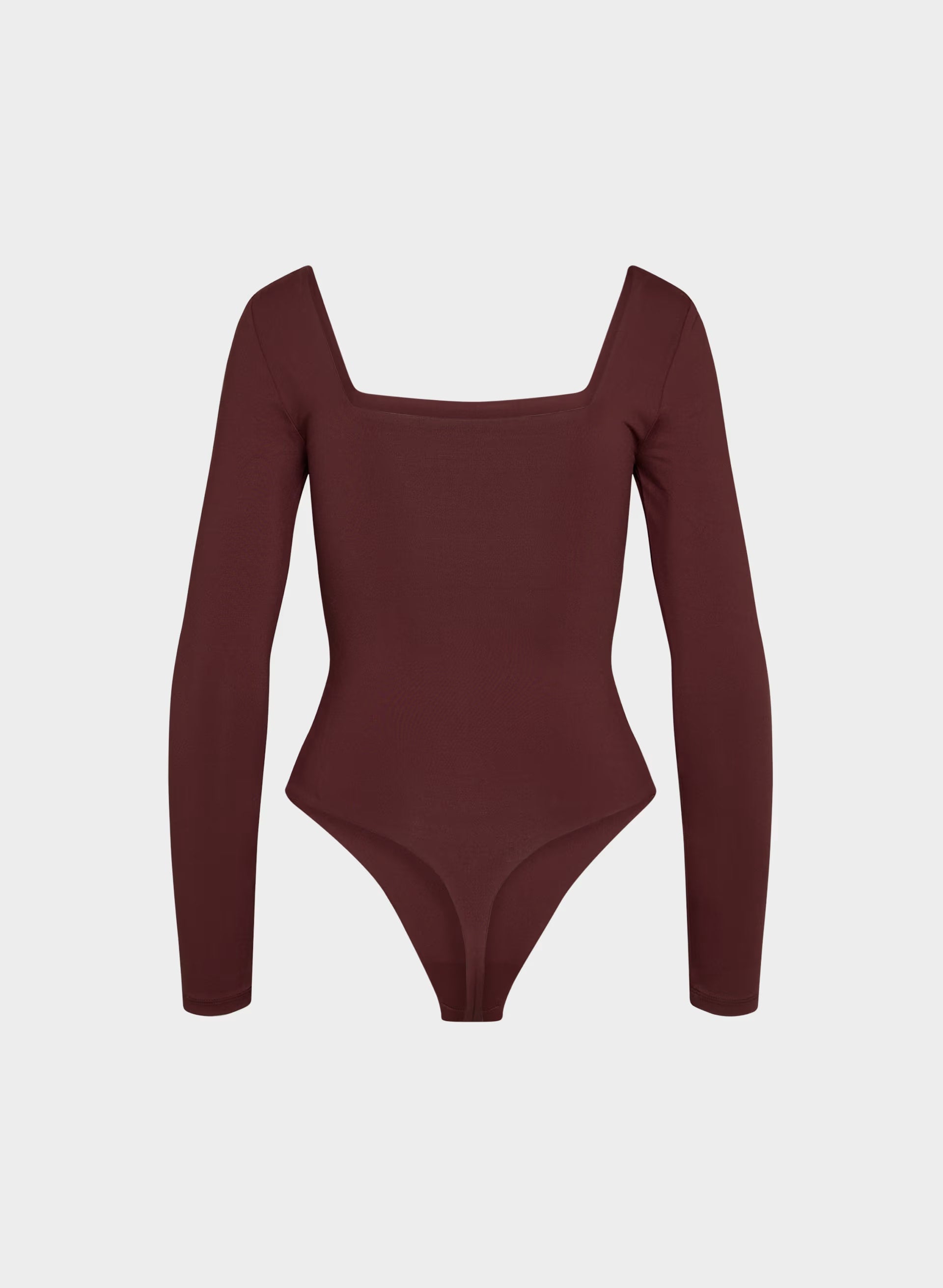 Original Contour Headway Squareneck Bodysuit - SUMAC BURGUNDY
