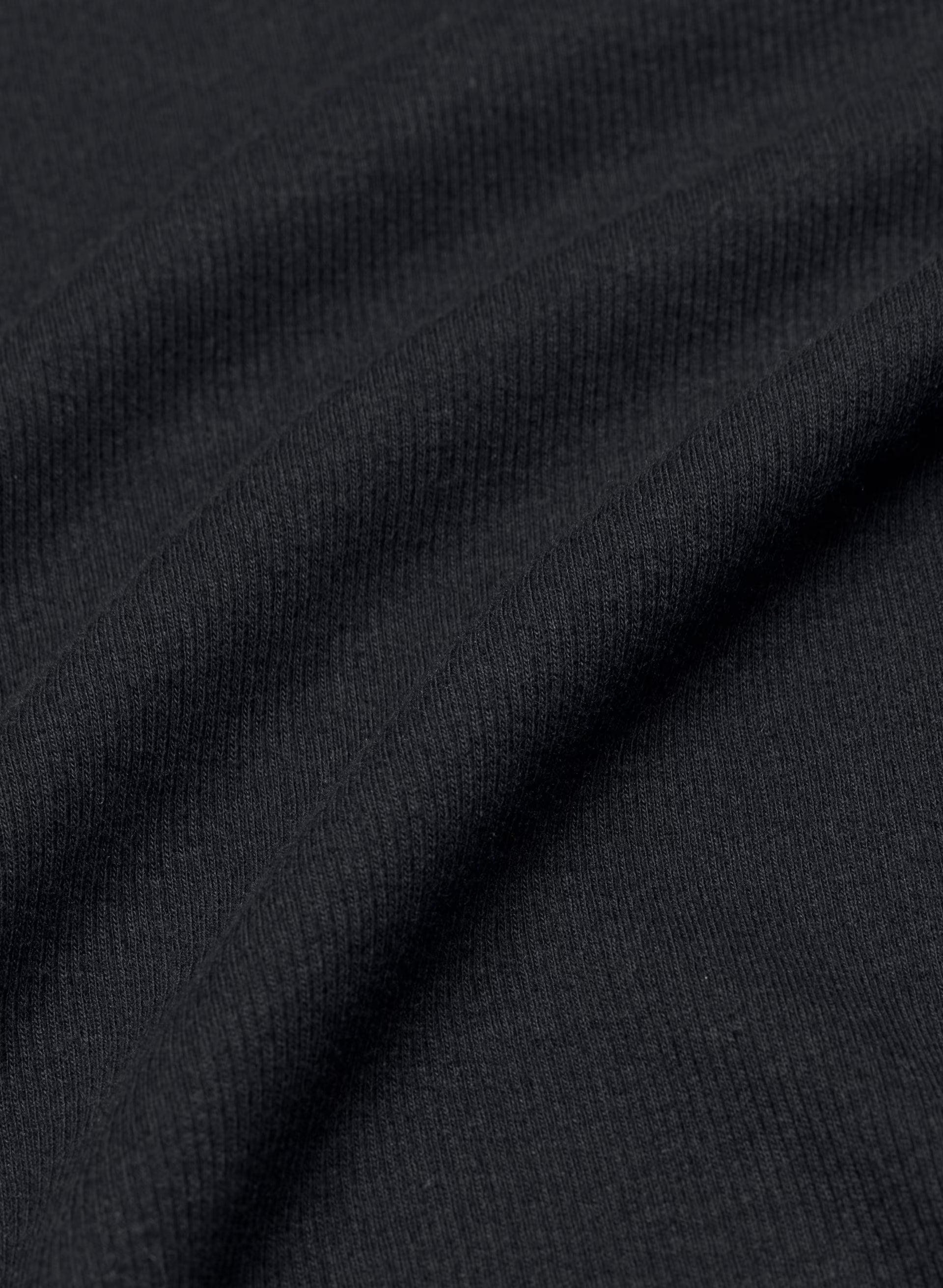 HomeStretch™ Rib Tune T-Shirt - BLACK