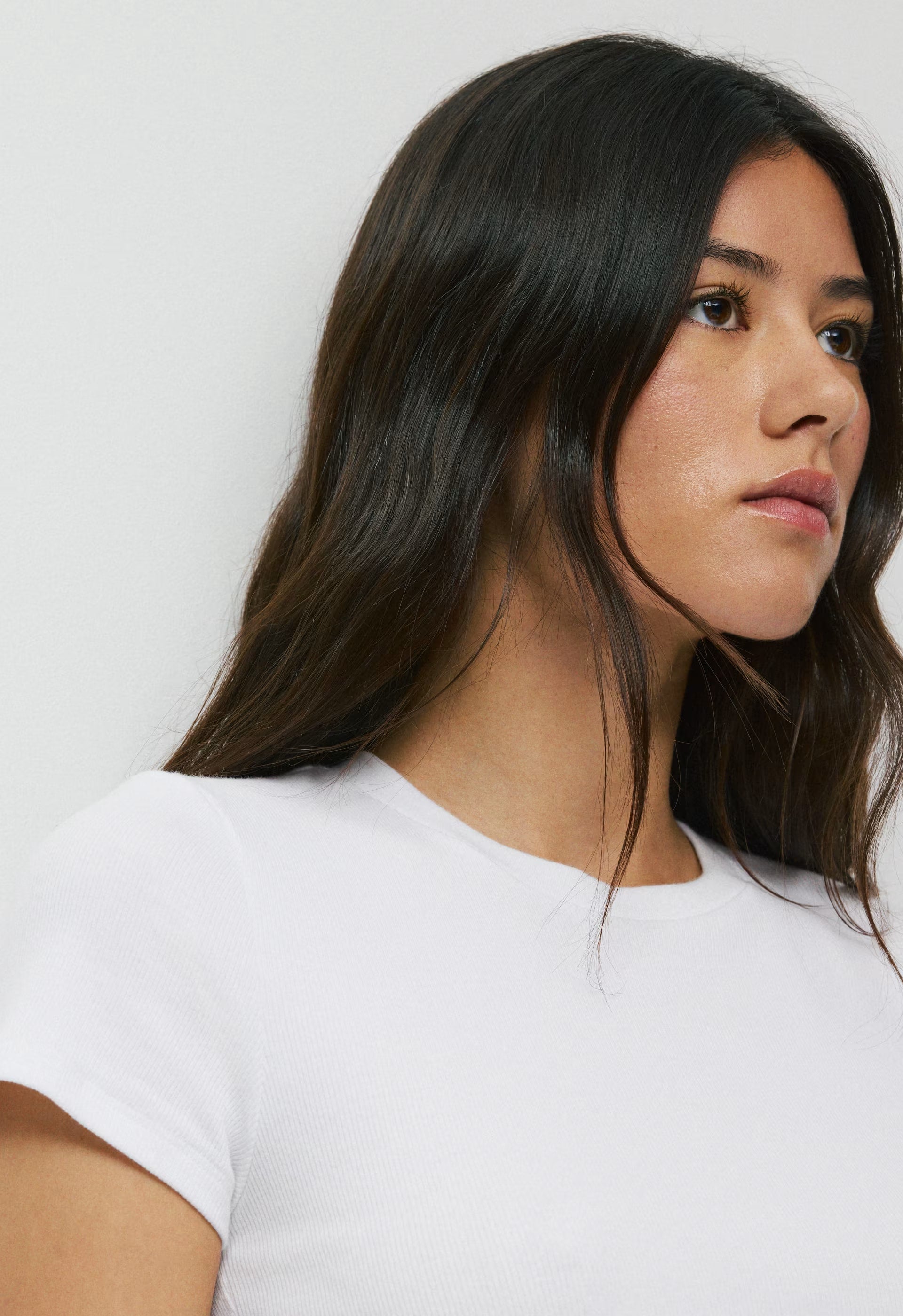 HomeStretch™ Rib Tune T-Shirt - WHITE