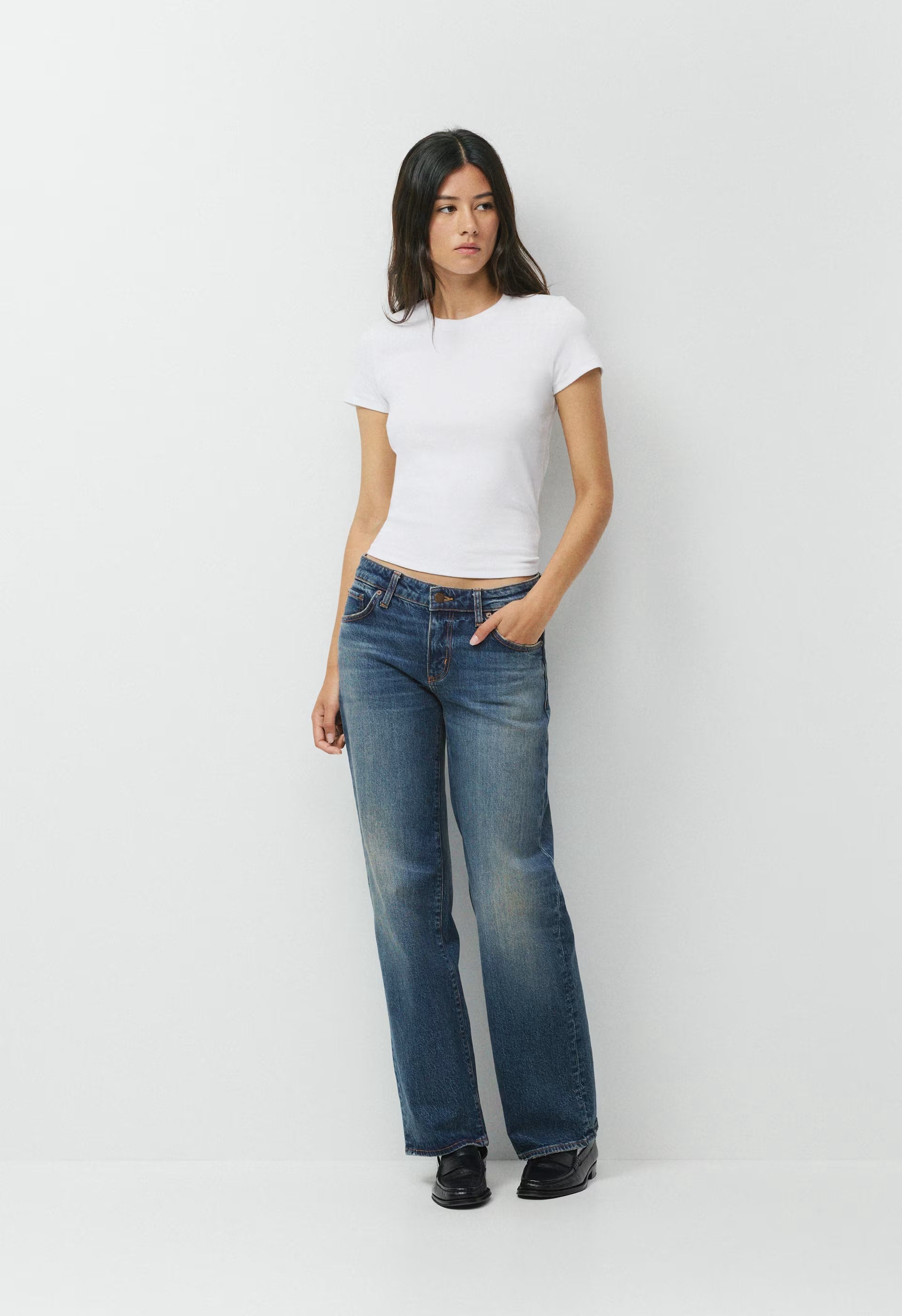 HomeStretch™ Rib Tune T-Shirt - WHITE