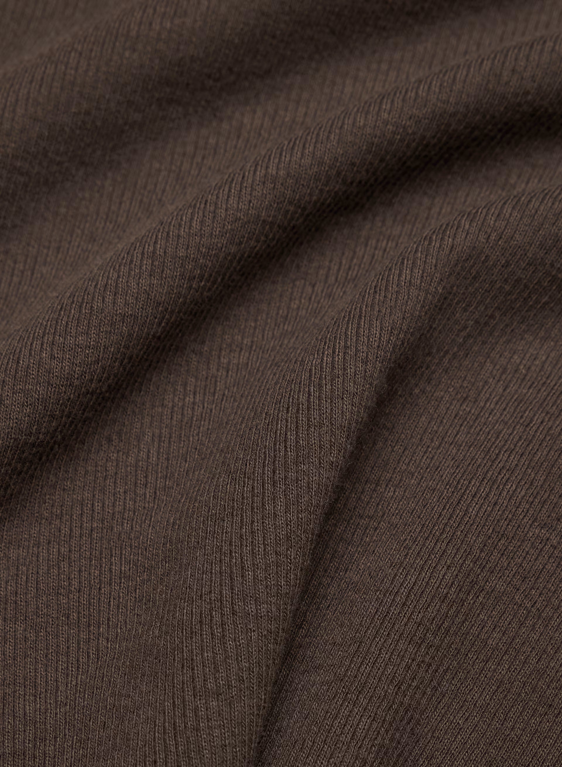 HomeStretch™ Rib Tune T-Shirt - RICH MOCHA BROWN