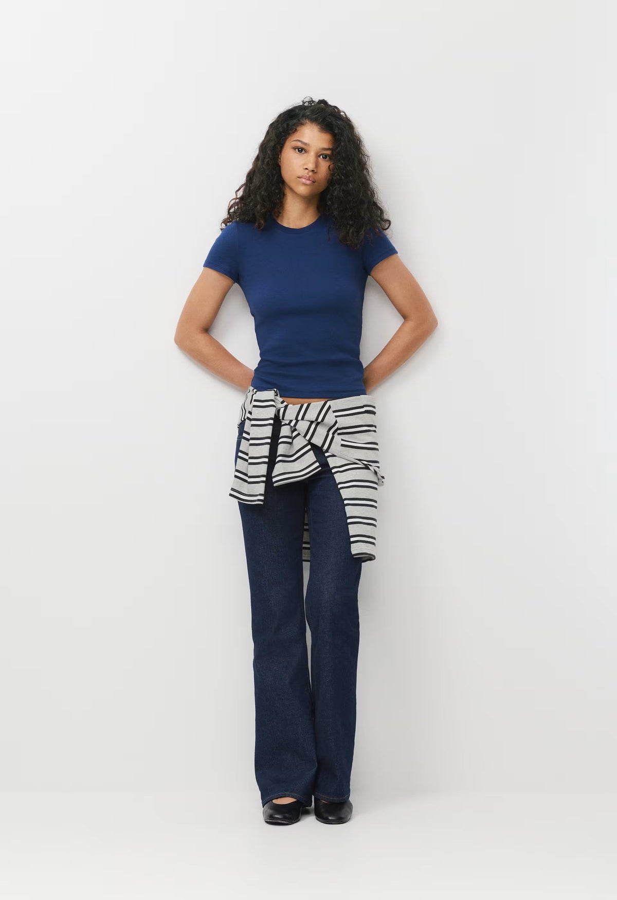 HomeStretch™ Rib Tune T-Shirt - BYRON BLUE