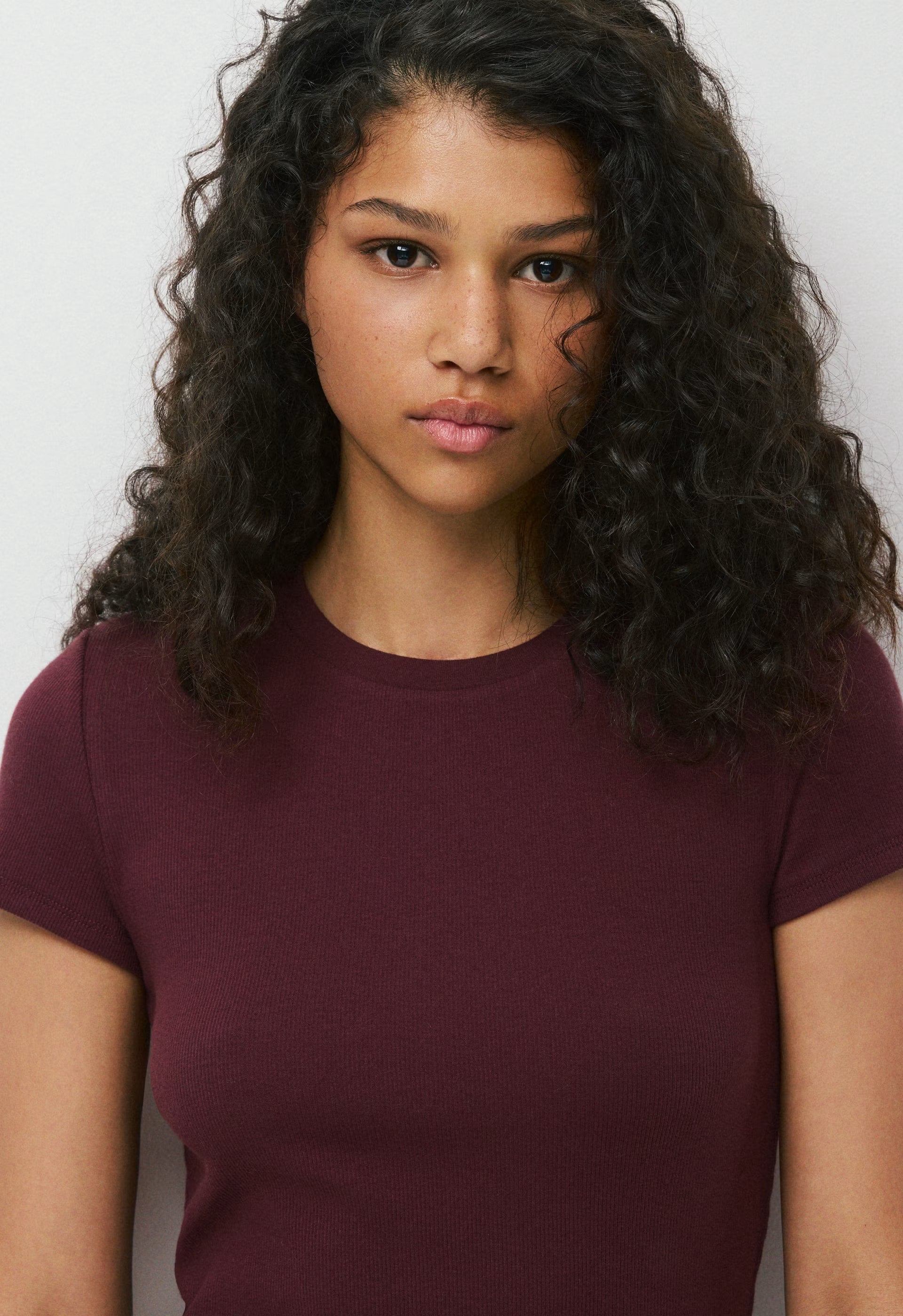 HomeStretch™ Rib Tune T-Shirt - GALA PLUM