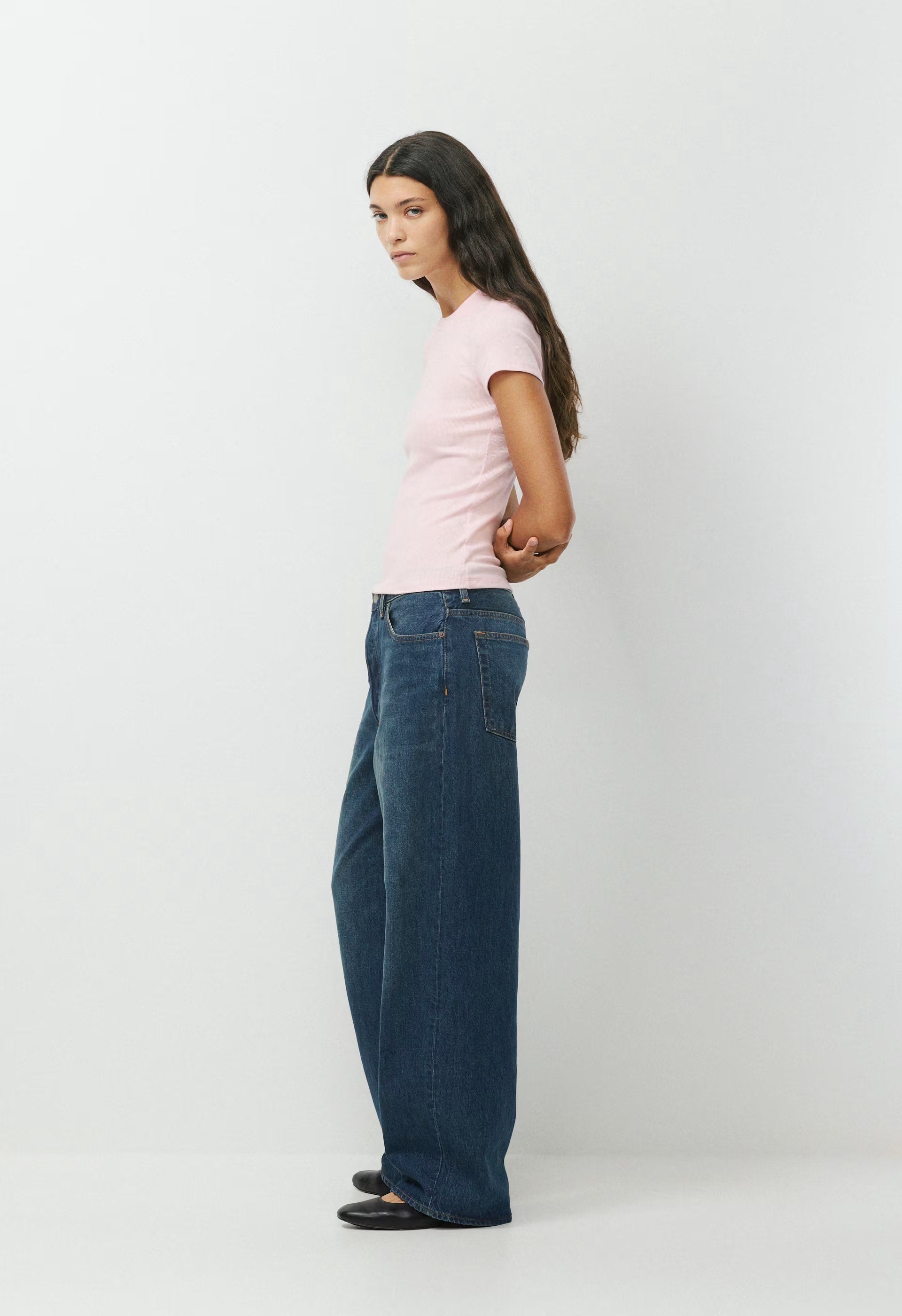 HomeStretch™ Rib Tune T-Shirt - MAGNOLIA/GALA PLUM