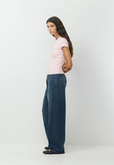 HomeStretch™ Rib Tune T-Shirt - MAGNOLIA