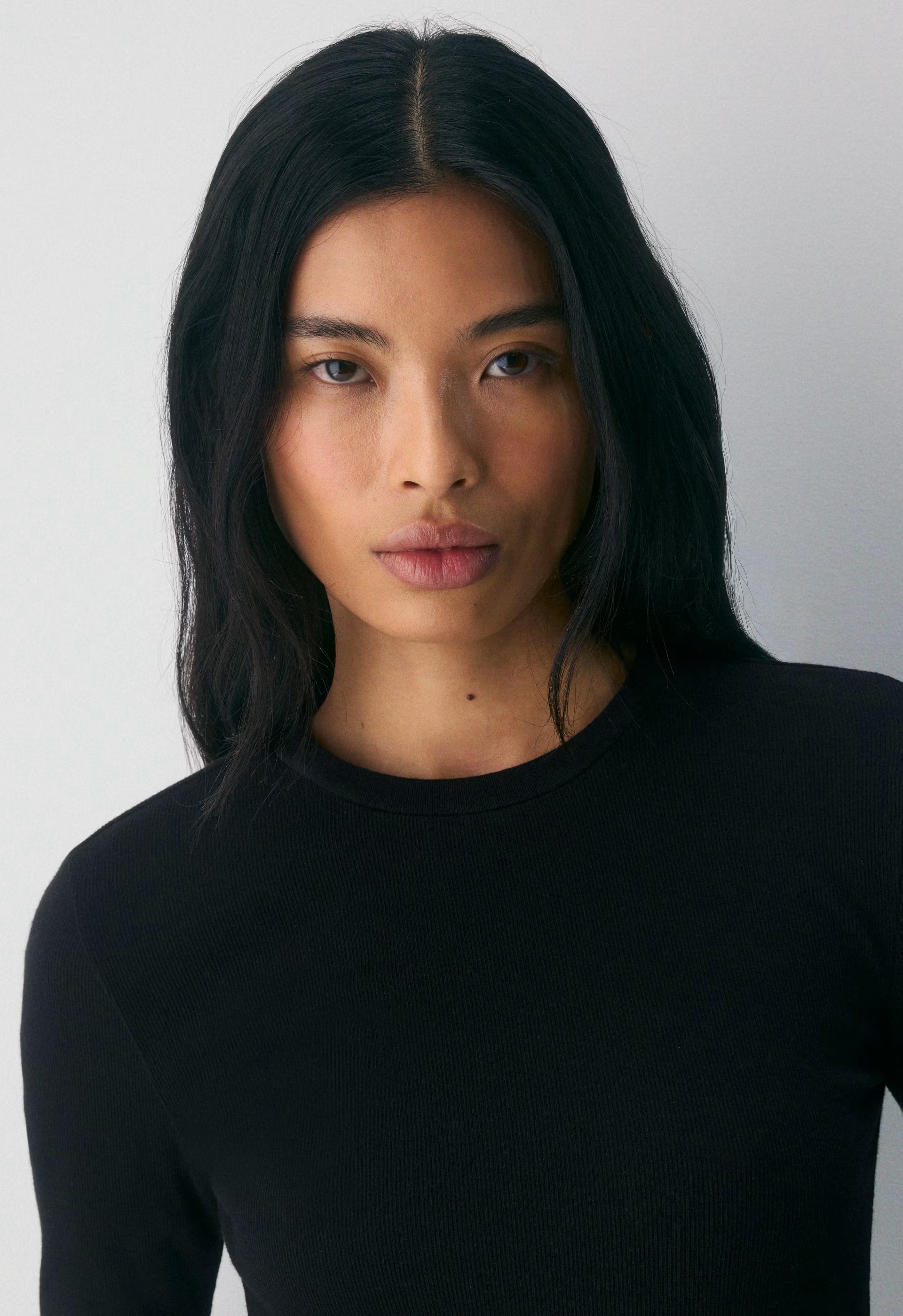 HomeStretch™ Rib Solo Longsleeve - BLACK