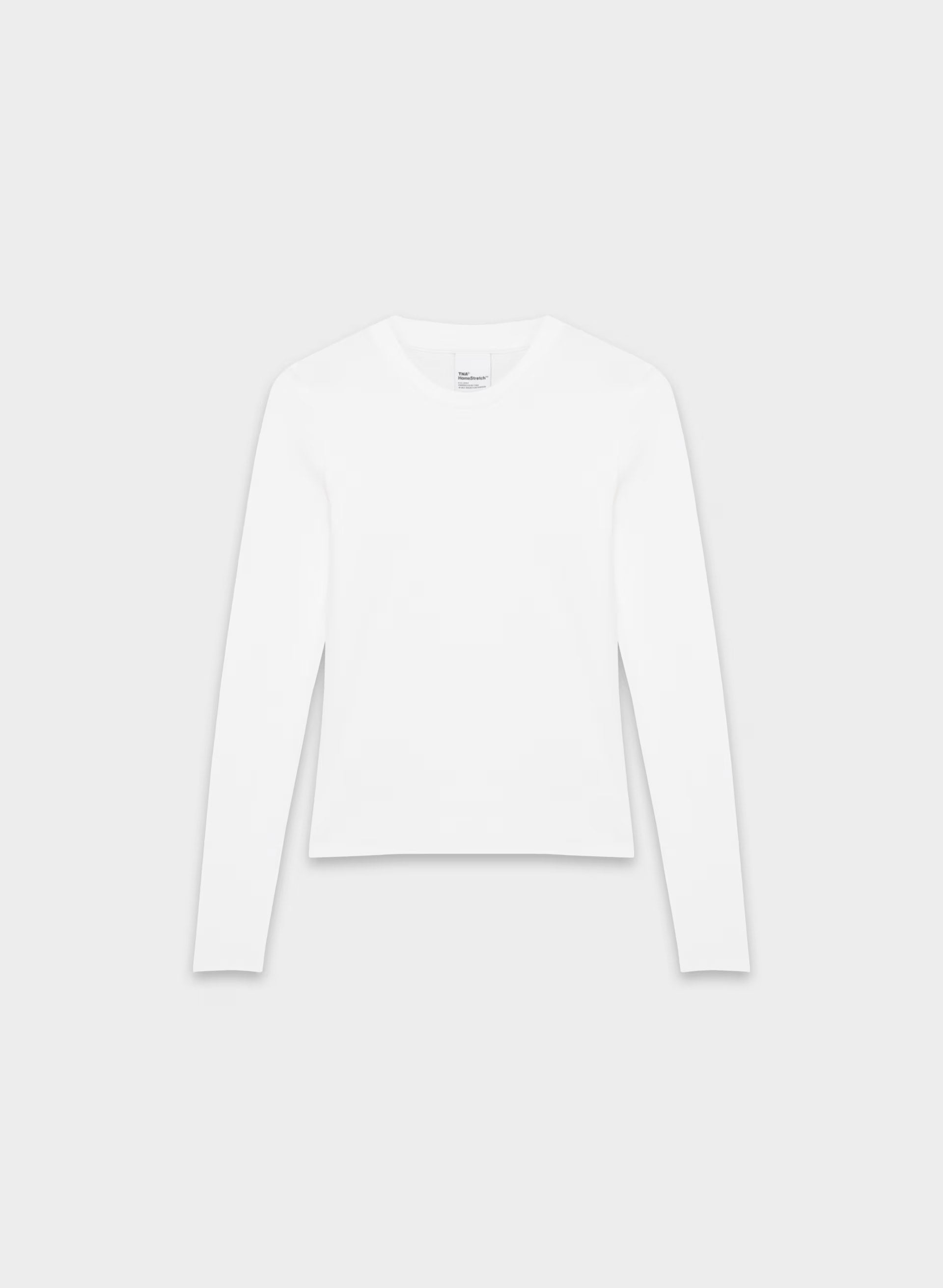 HomeStretch™ Rib Solo Longsleeve - WHITE