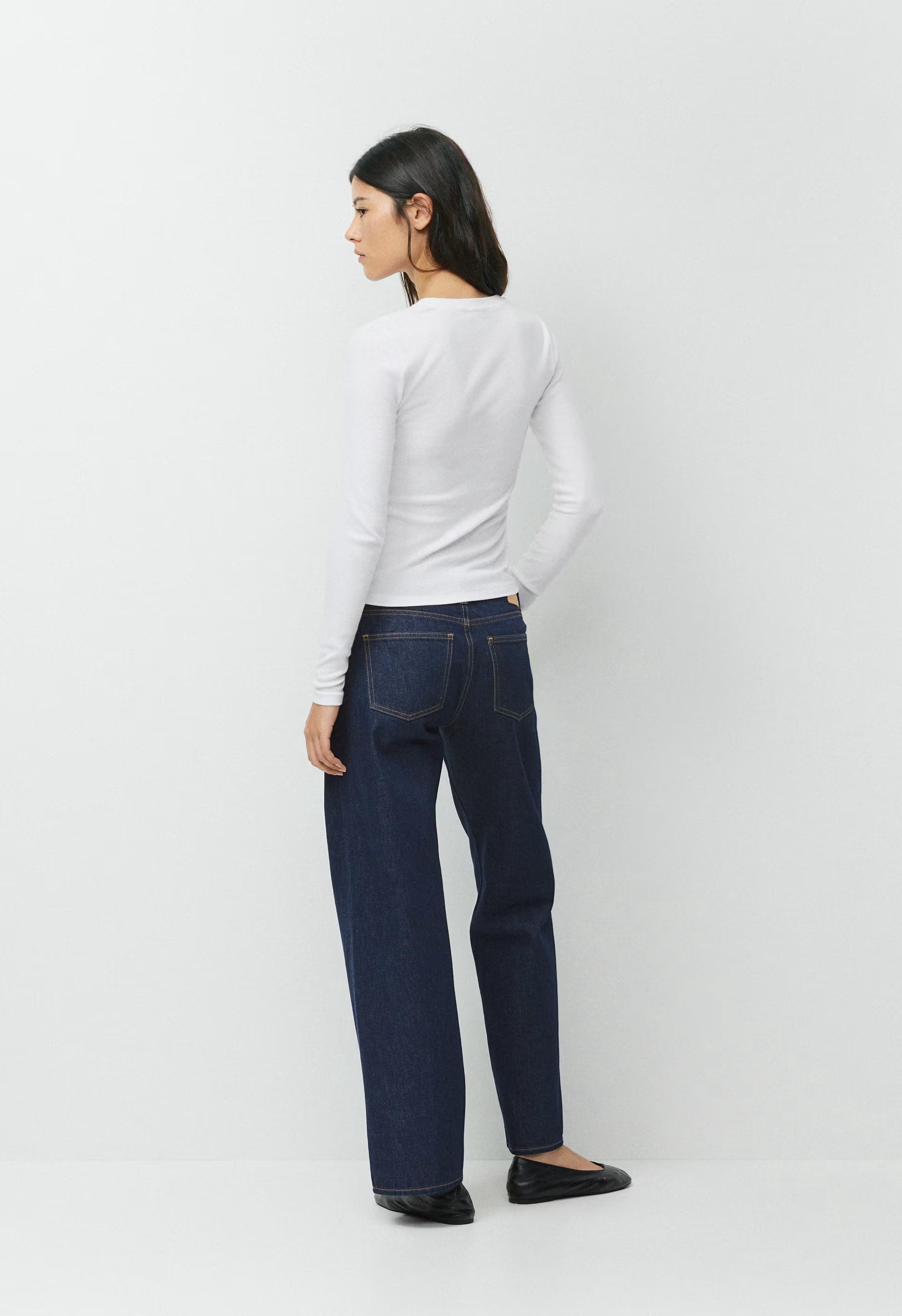 HomeStretch™ Rib Solo Longsleeve - WHITE