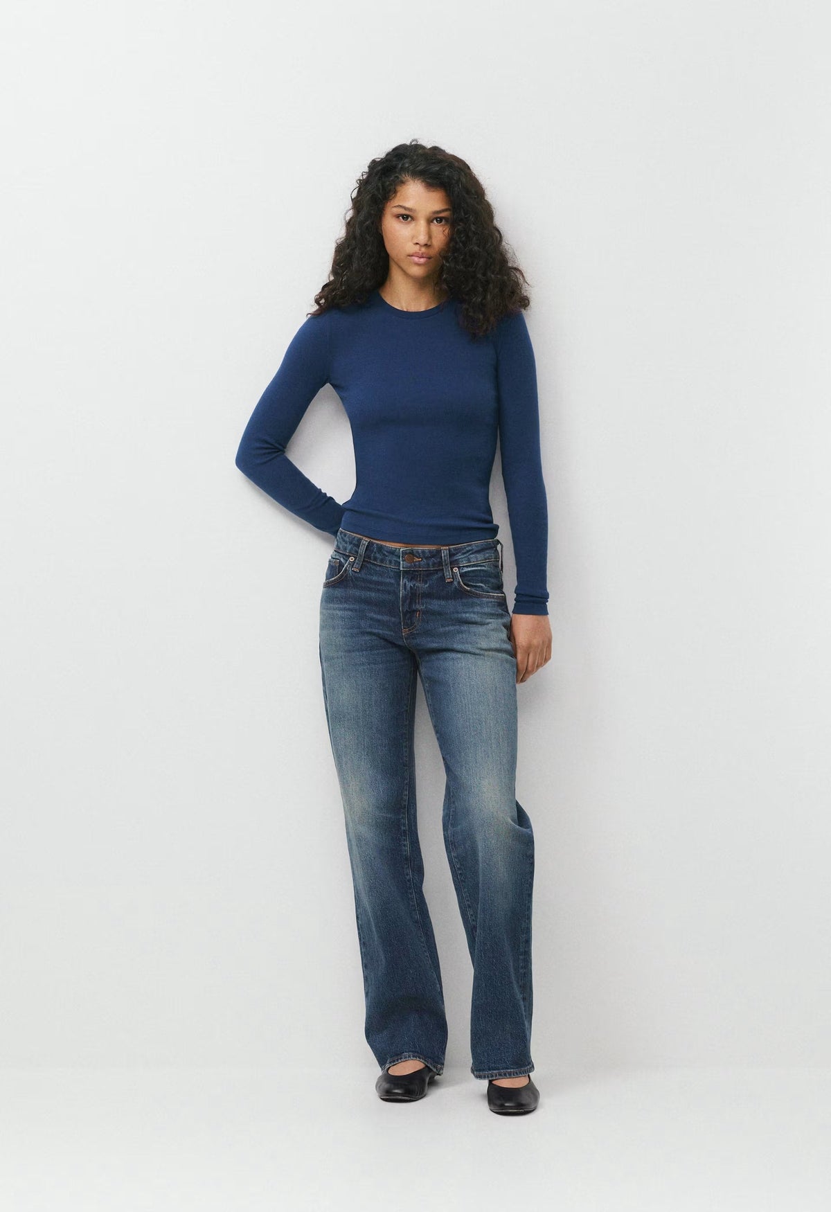 HomeStretch™ Rib Solo Longsleeve - BYRON BLUE