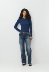 HomeStretch™ Rib Solo Longsleeve - BYRON BLUE