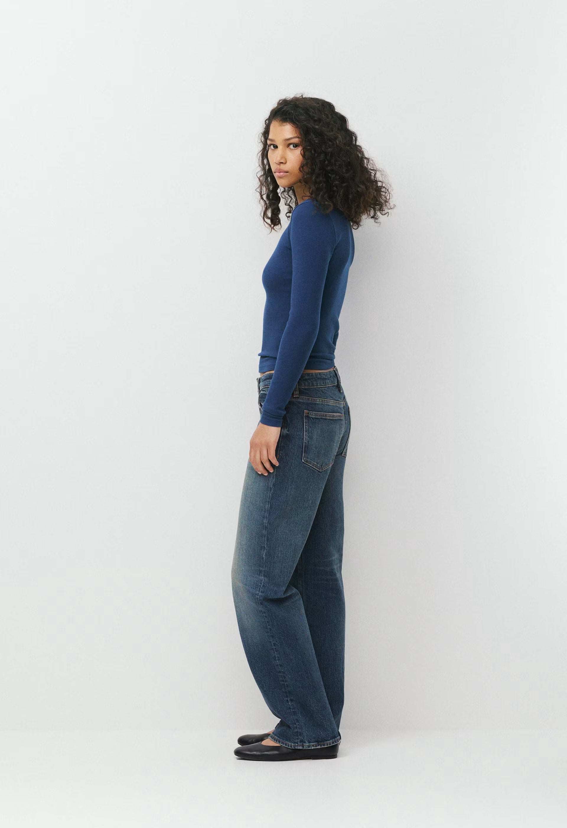HomeStretch™ Rib Solo Longsleeve - BYRON BLUE