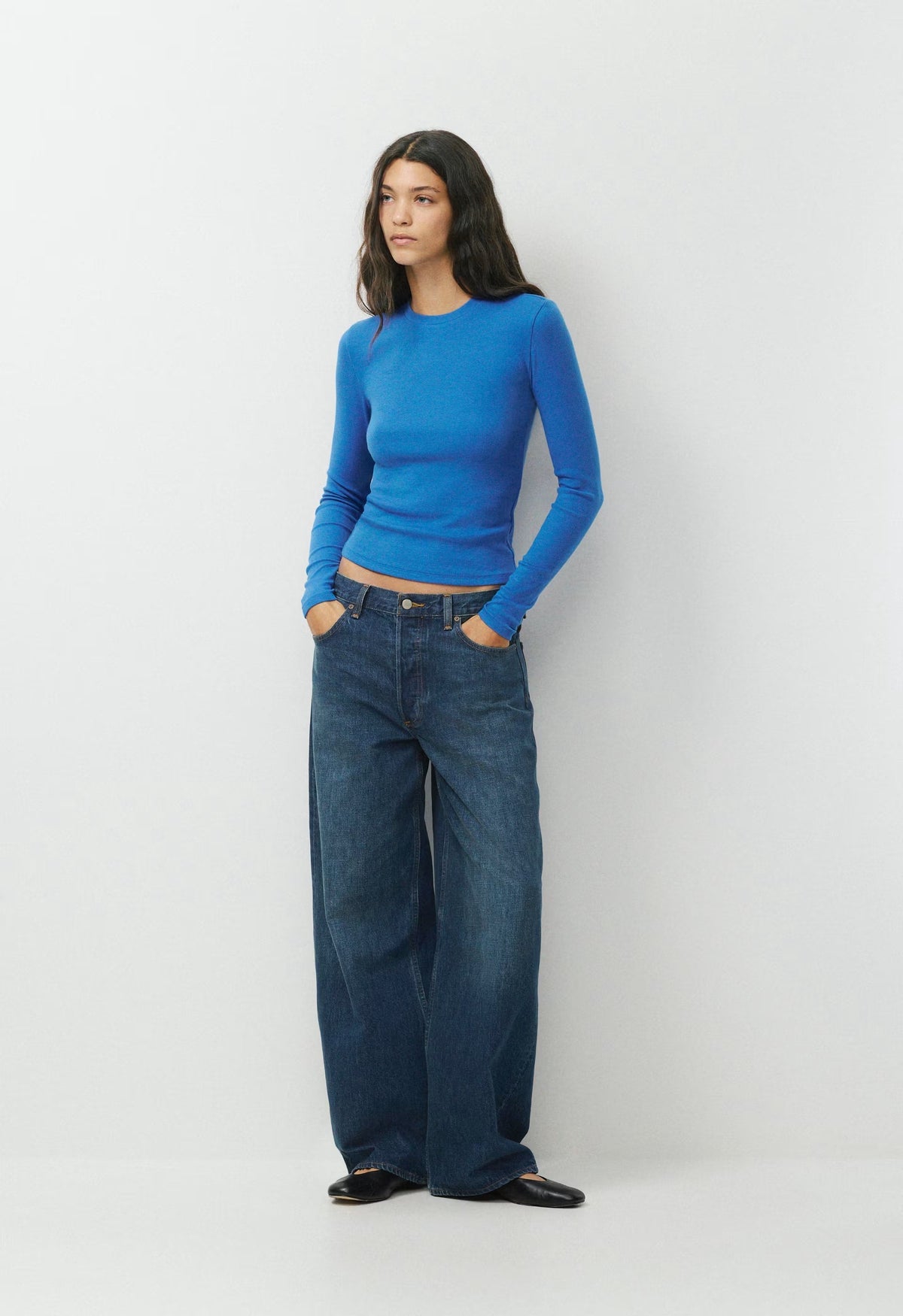 HomeStretch™ Rib Solo Longsleeve - LAZULI BLUE