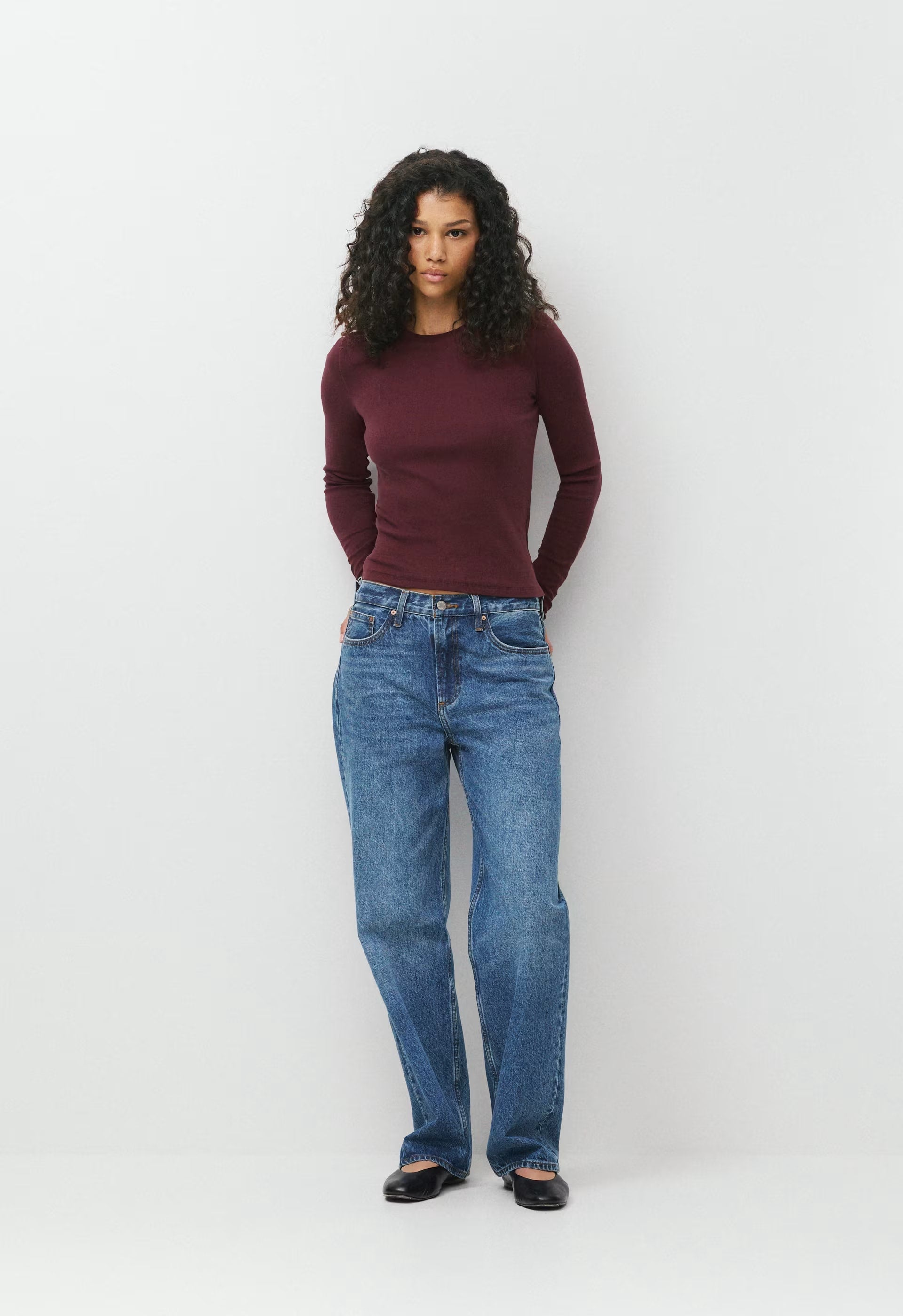 HomeStretch™ Rib Solo Longsleeve - MILKSHAKE PINK