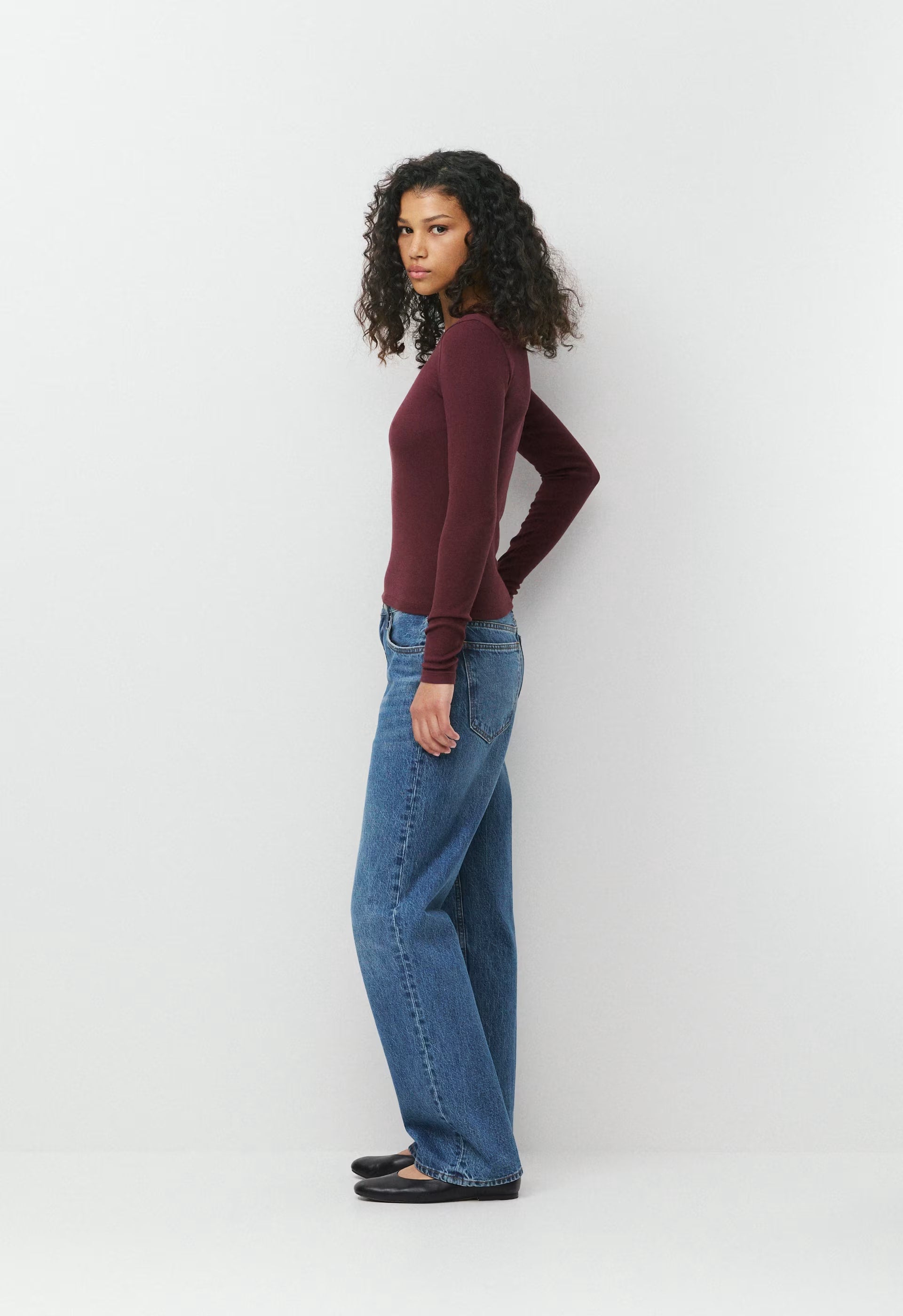 HomeStretch™ Rib Solo Longsleeve - MILKSHAKE PINK