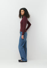 HomeStretch™ Rib Solo Longsleeve - GALA PLUM
