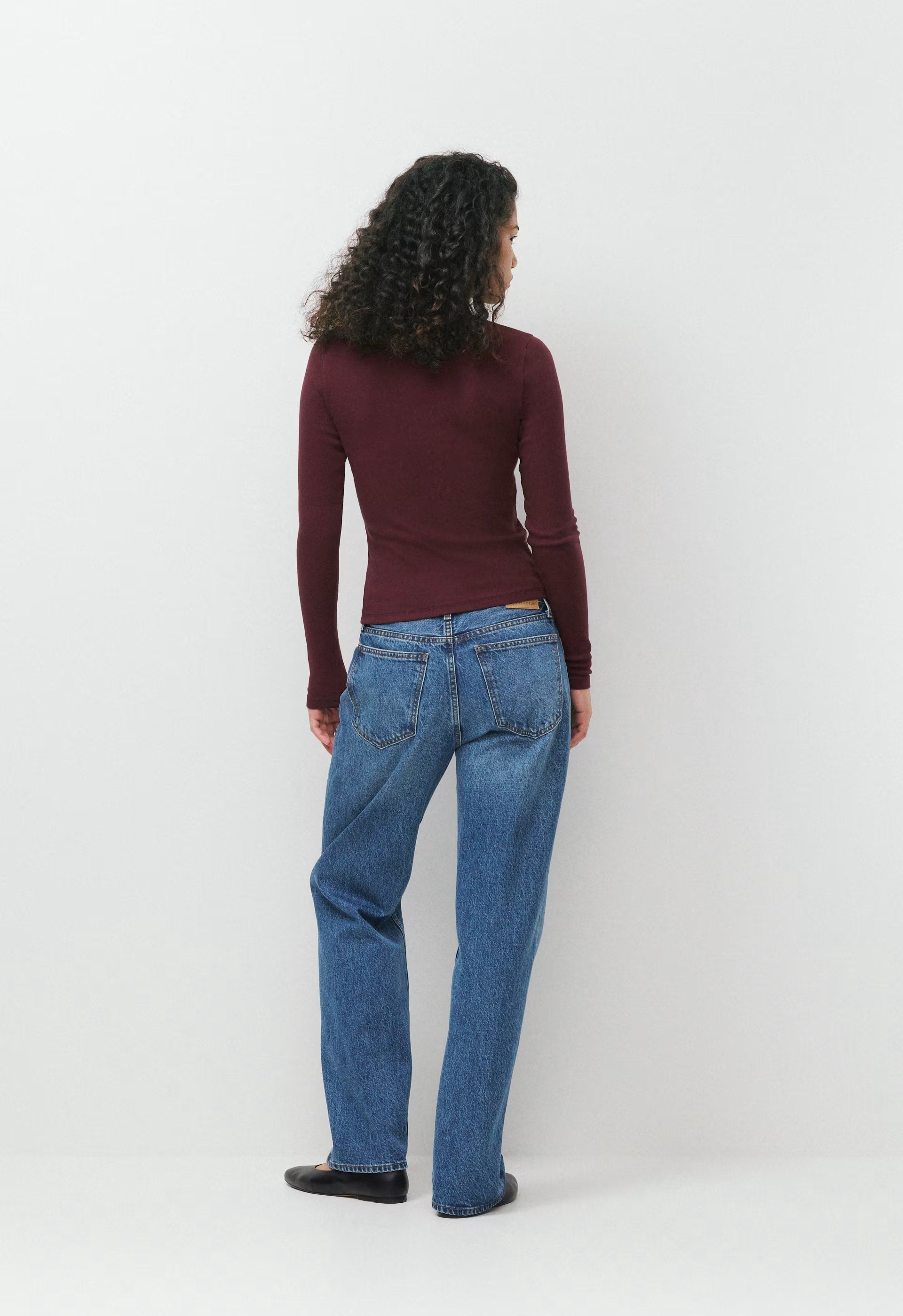 HomeStretch™ Rib Solo Longsleeve - GALA PLUM