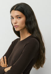 HomeStretch™ Rib Solo Longsleeve - CACAO NIB BROWN