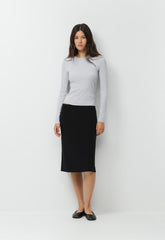 HomeStretch™ Rib Solo Longsleeve - HEATHER CHROME