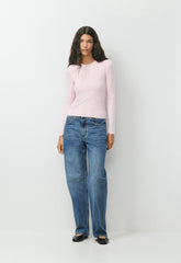 HomeStretch™ Rib Solo Longsleeve - MAGNOLIA
