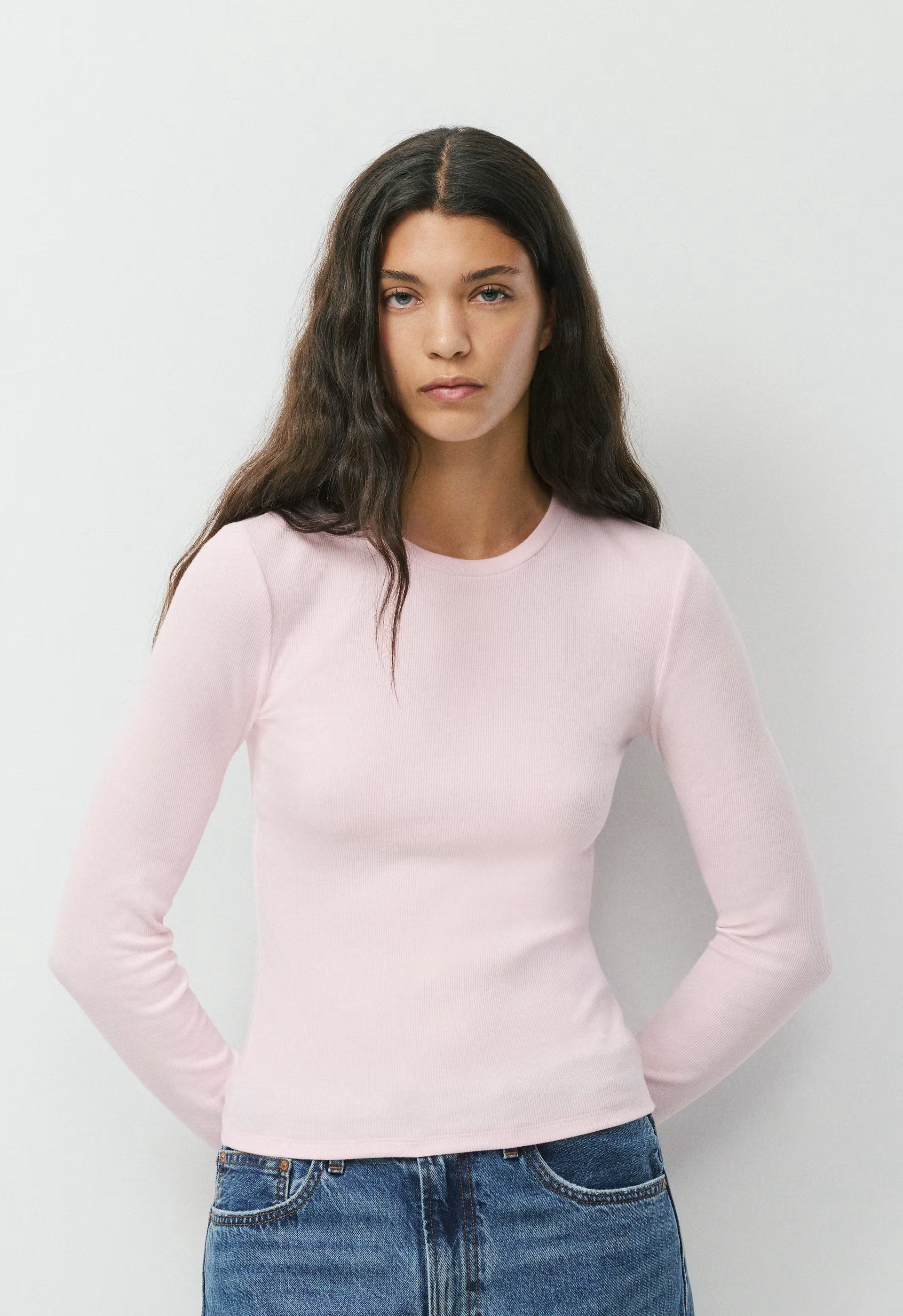 HomeStretch™ Rib Solo Longsleeve - MAGNOLIA