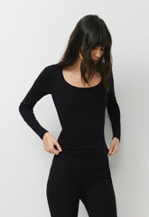 HomeStretch™ Rib Equalizer Longsleeve - BLACK
